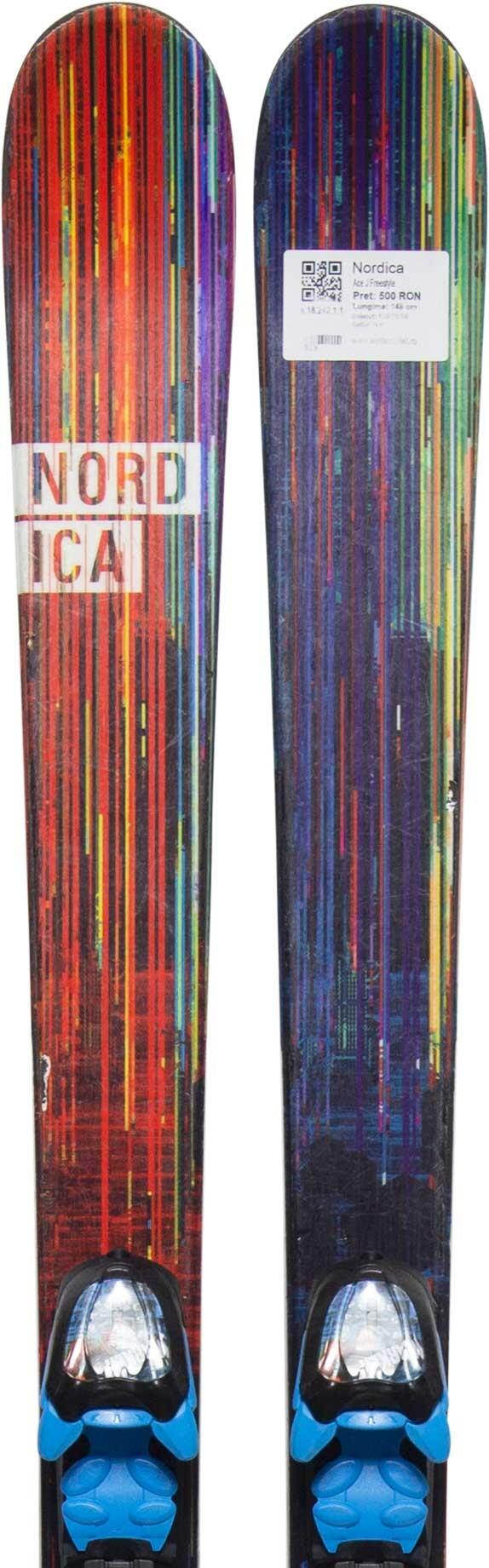 Second Life- Narty NORDICA Ace J Freestyle, 128 cm - Stan bardzo dobry