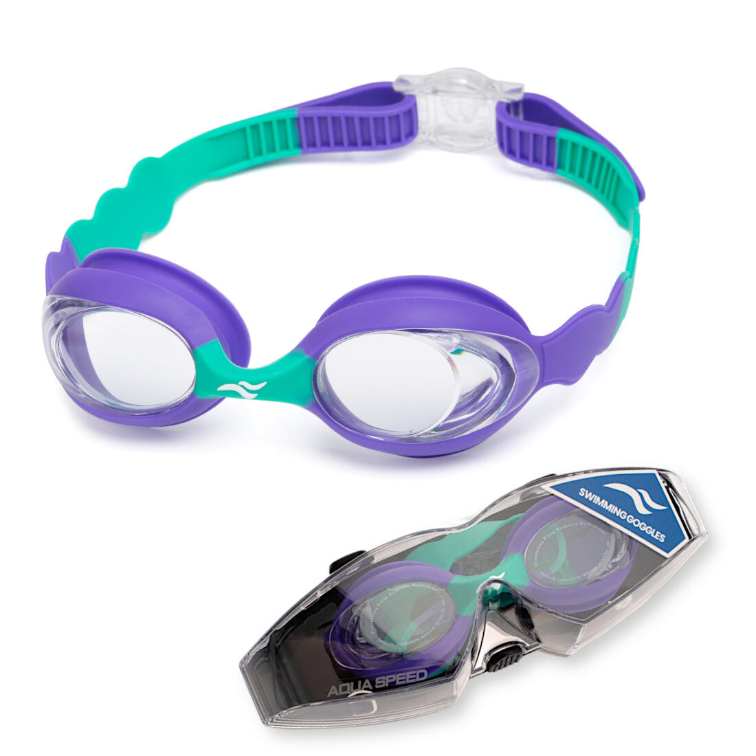 Okulary pływackie dla dzieci AQUA SPEED Tiki kol.92