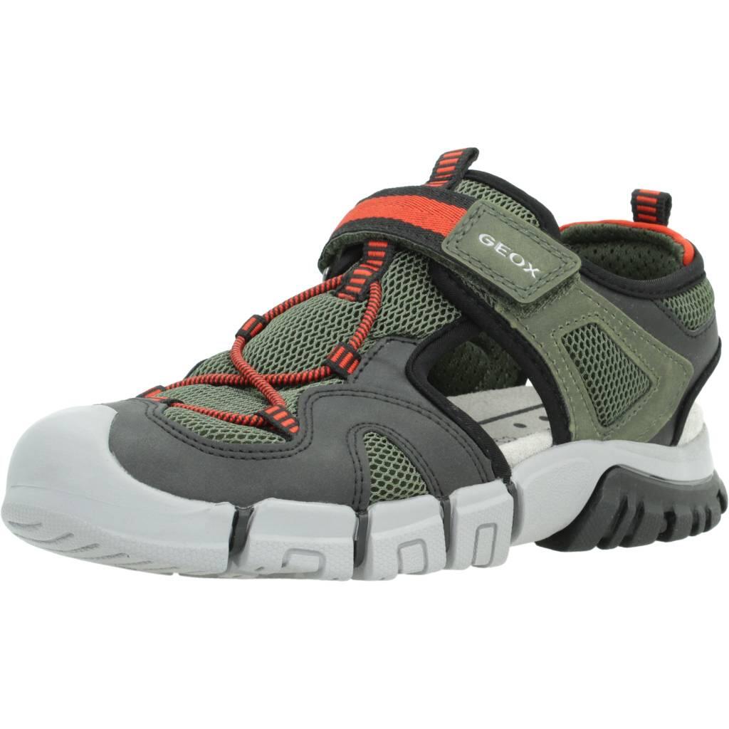 Sandały GEOX J SANDAL DYNOMIX BOY Zielony