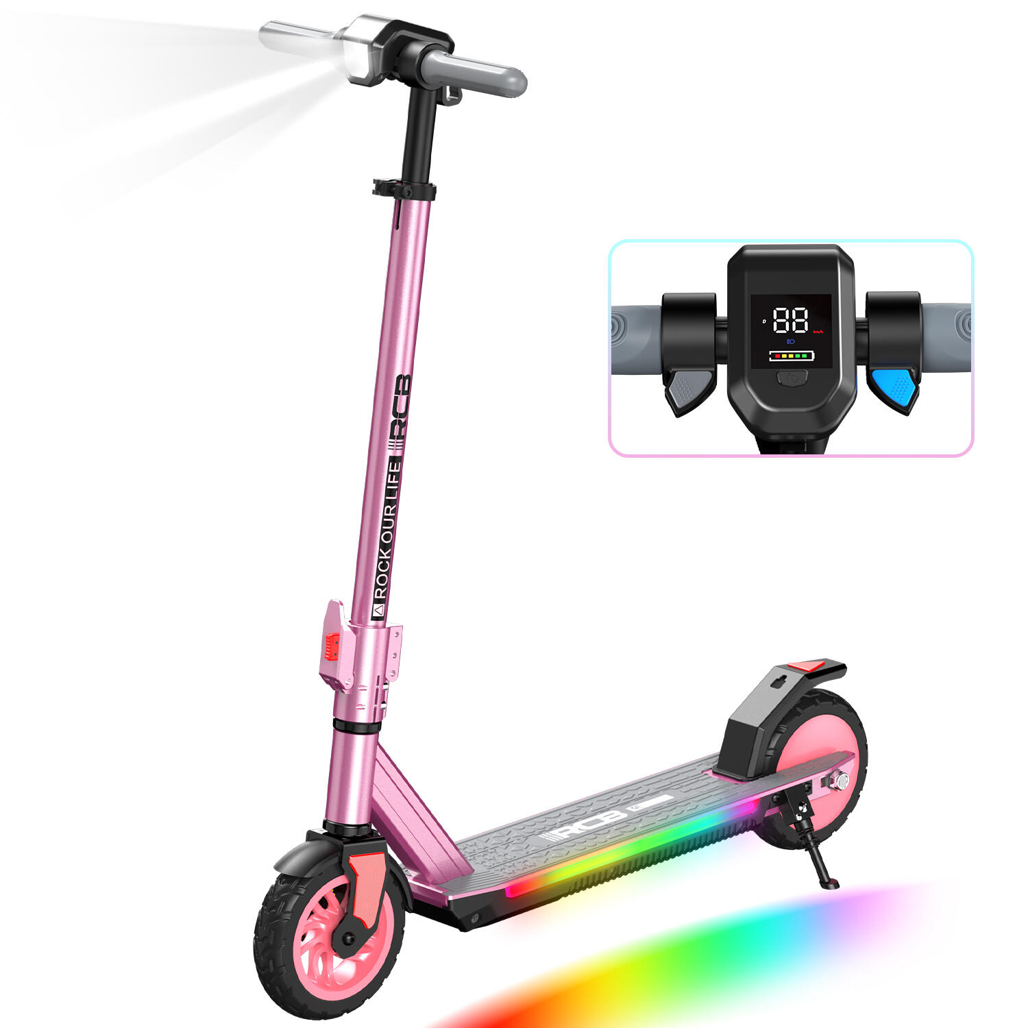 Elektryczna hulajnoga dla dzieci 6–12 lat 7  3 biegi – RCB R12 PRO