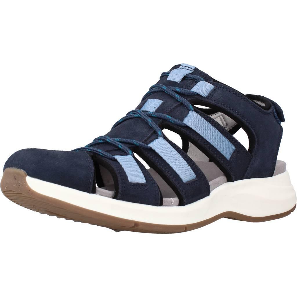 Sandały CLARKS SOLAN SAIL COMBI Niebieski