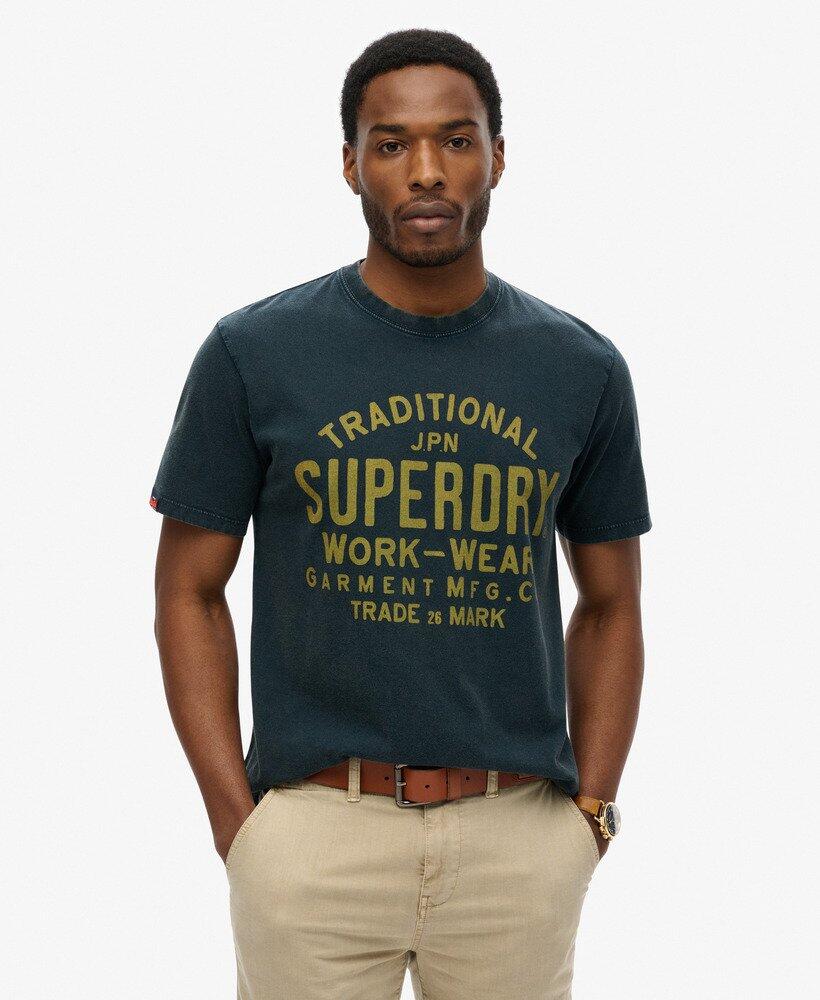 Koszulka robocza z bawełny SUPERDRY