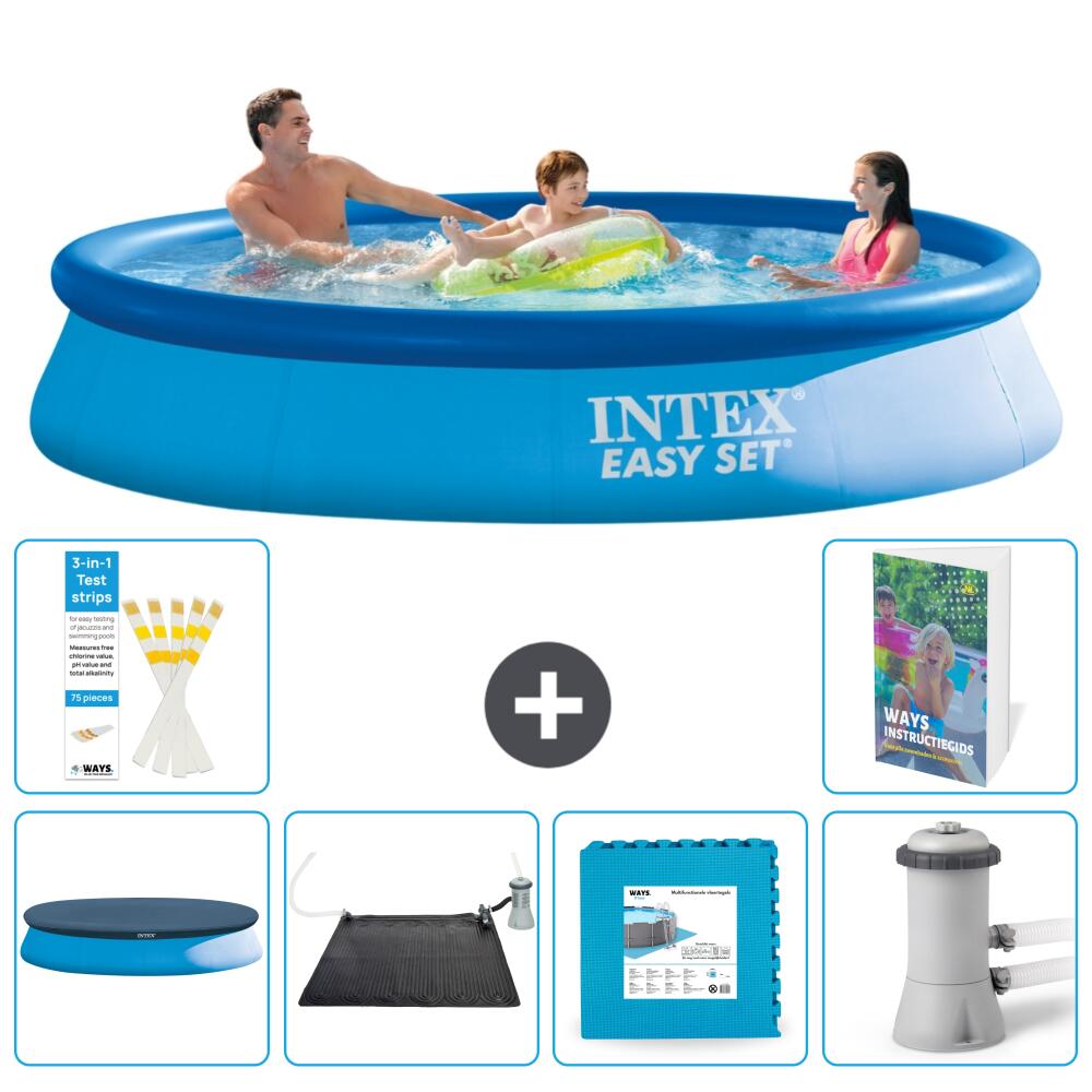 INTEX Basen Easy Set Okrągły - 366x76 cm - 7-częściowy S99
