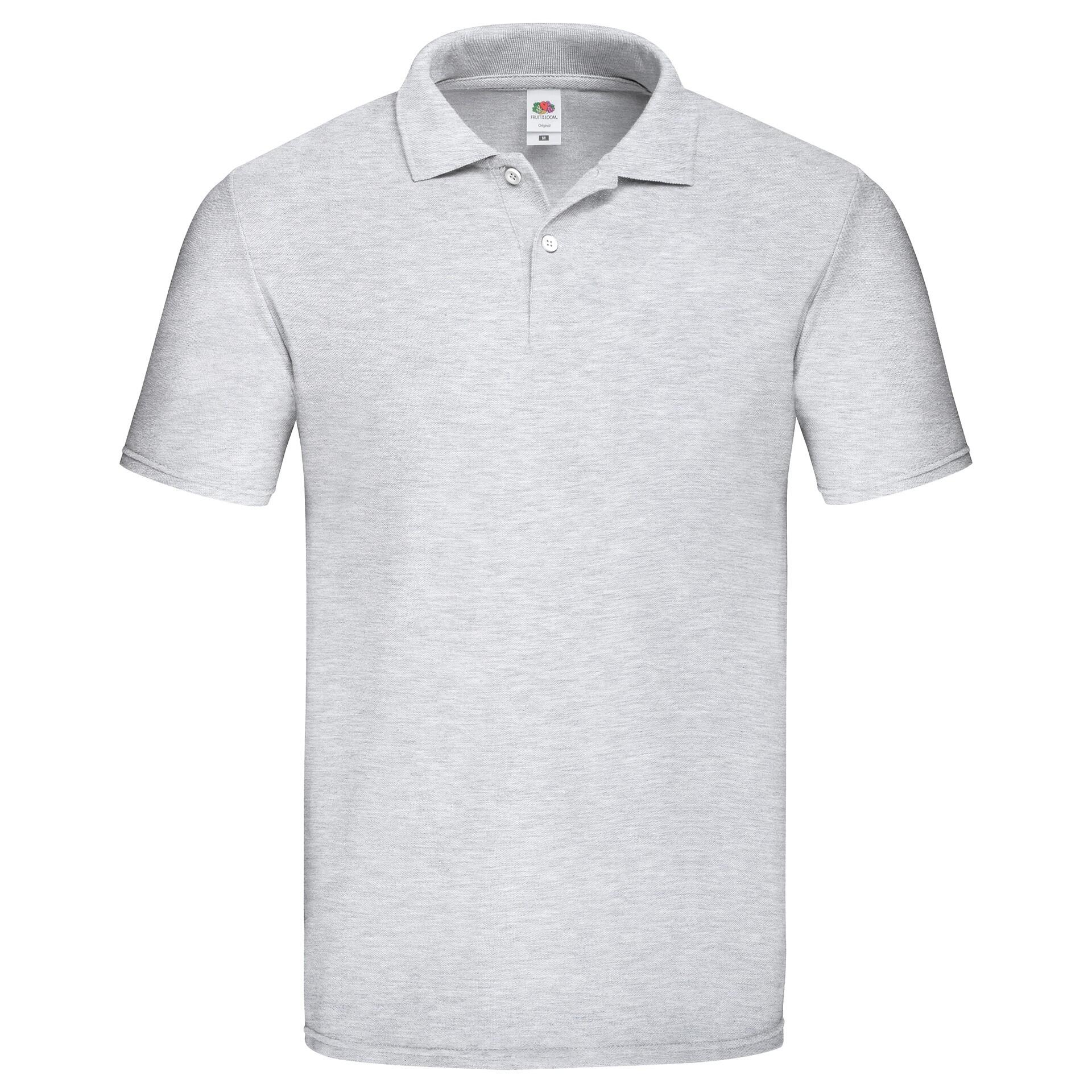 Oryginalna koszulka polo dla dorosłych Fruit Of The Loom Gris