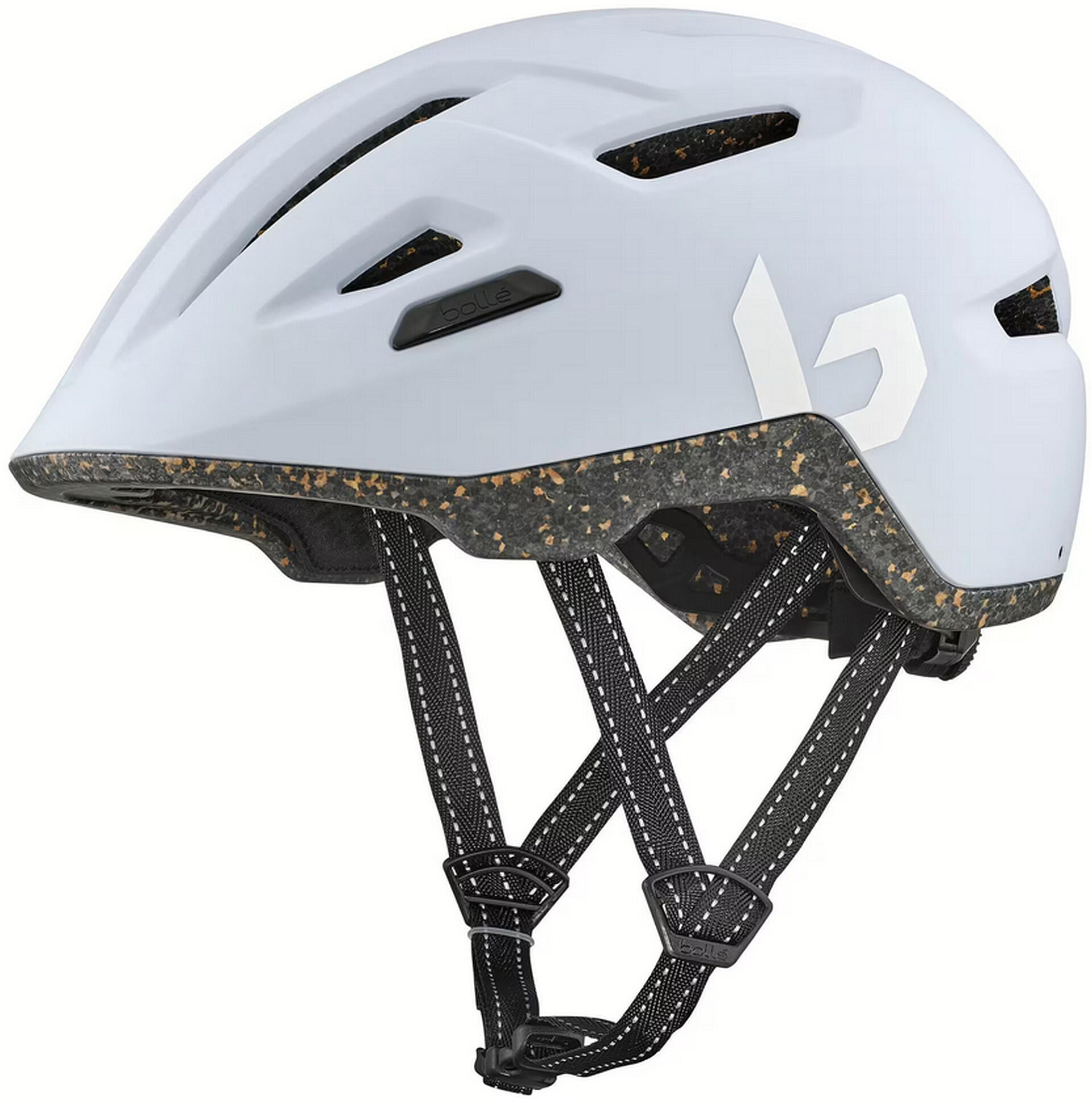 Kask rowerowy miejski „Eco Stance”, kolor biały matowy