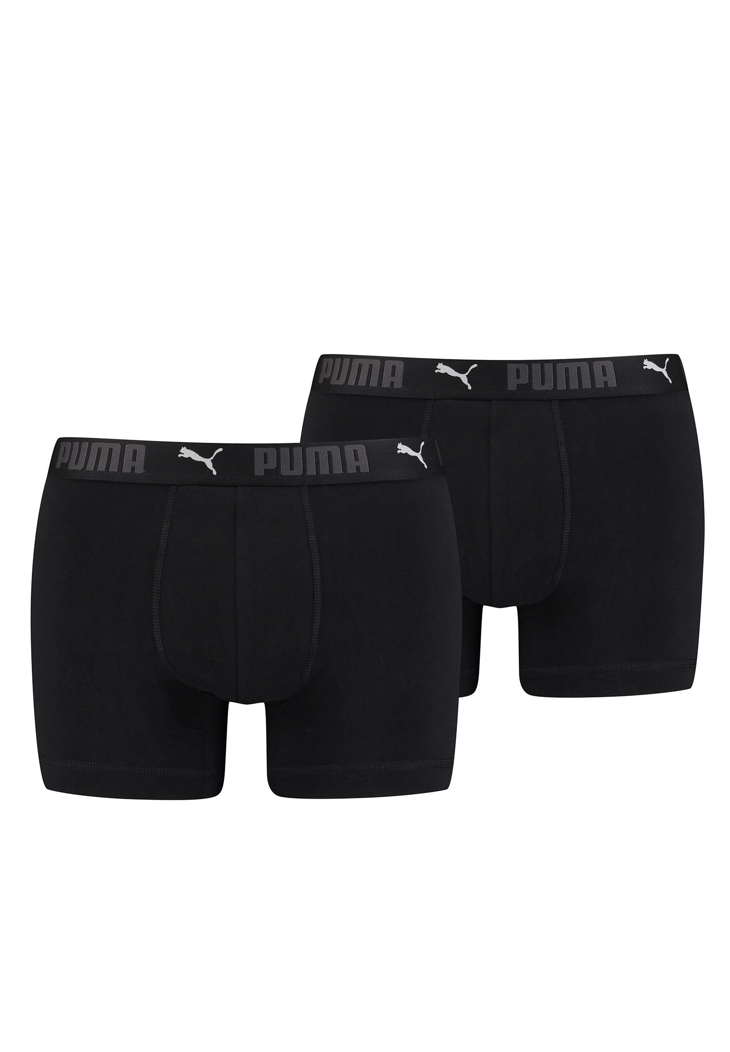 Puma Sportowe bokserki bawełniane, 2-pak, czarne