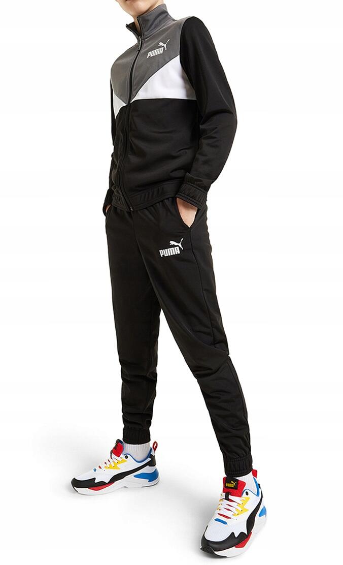 Dres komplet dresowy dziecięcy dla chłopca Puma Colorblock