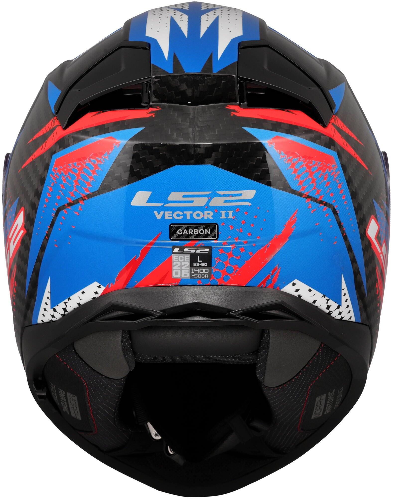 Kask Ls2 FF811 Vector II Tantic L w kolorze niebiesko-czerwonym