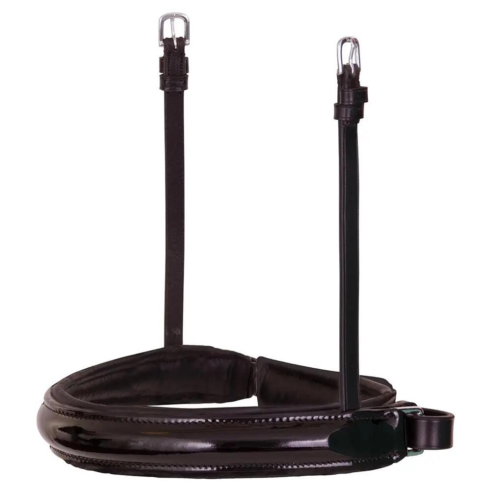 Nachrapnik skórzany BR Equitation Lacquer