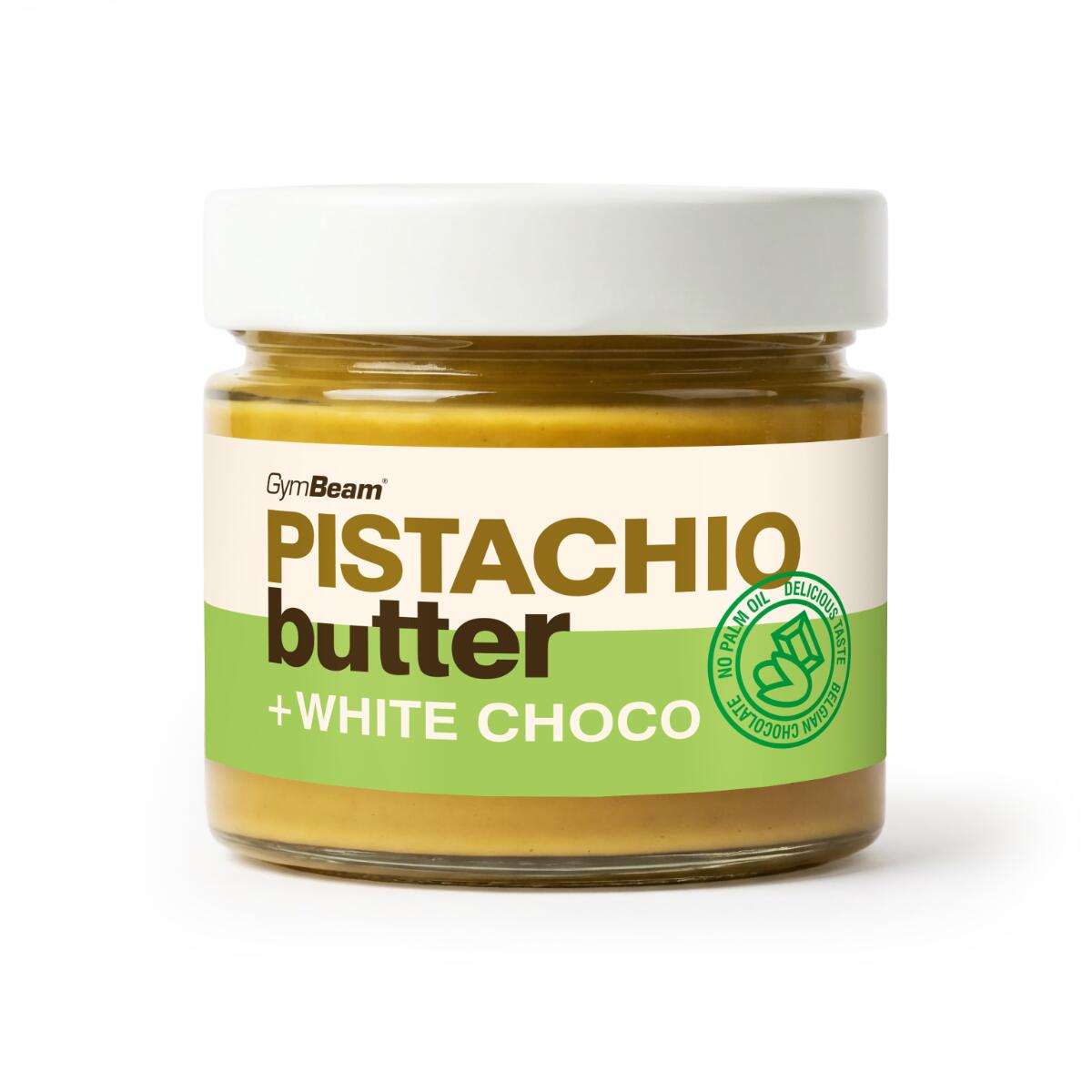 Masło pistacjowe z białą czekoladą 220 g