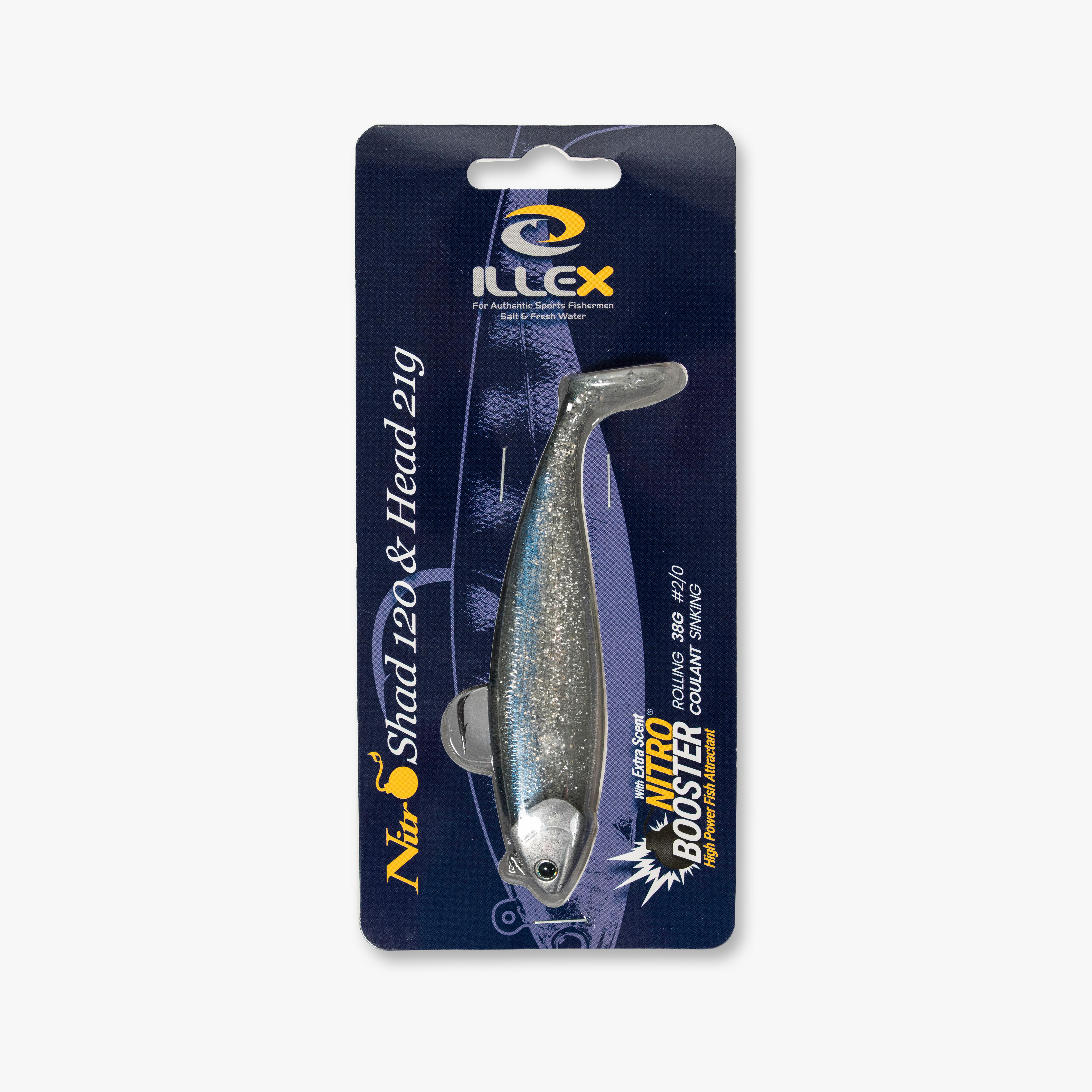 Zestaw Illex Nitro Shad 120 21 g Bleak