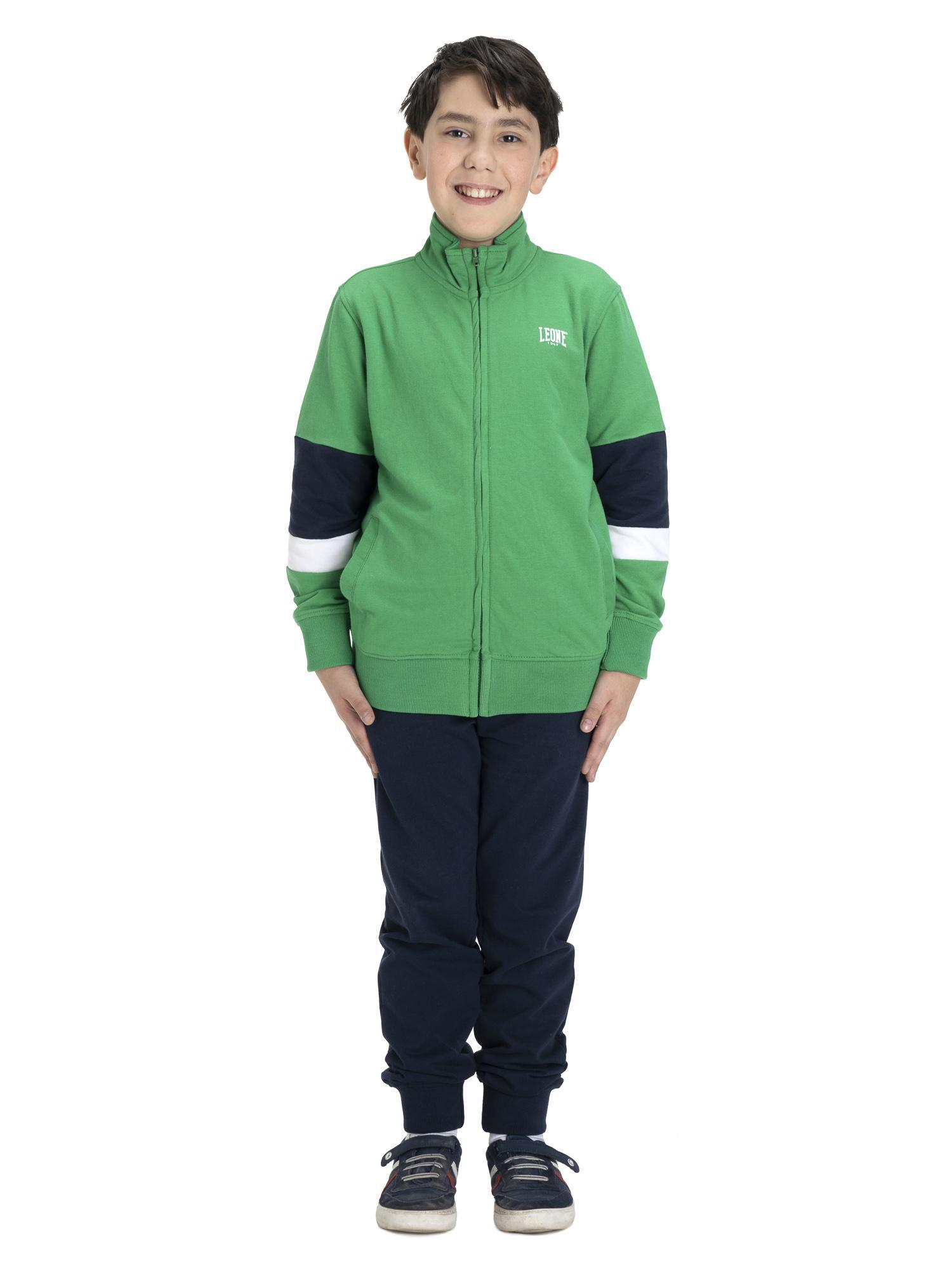 Bluza z bawełna z pełny zamek błyskawiczny na co dzień
