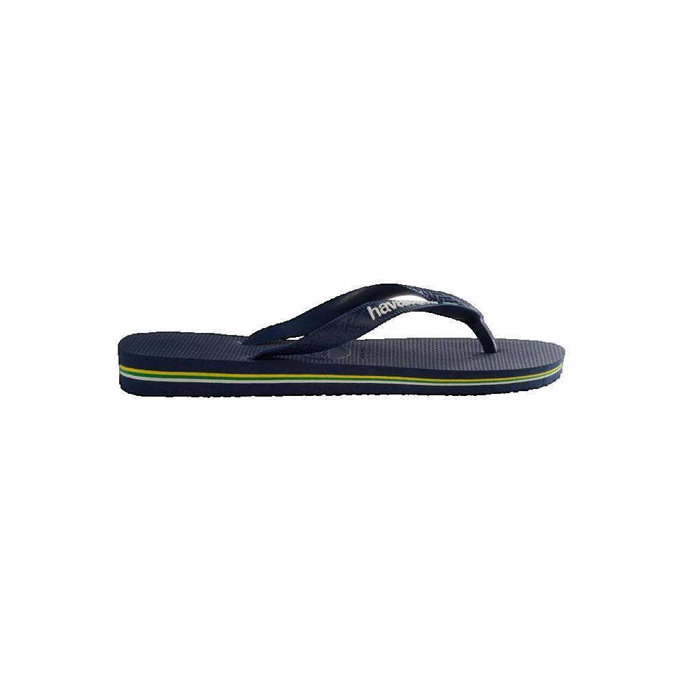 Sandały Havaianas Brasil Logo Niebieskie