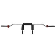 Gryf olimpijski łamany 2300 mm GOL320 + zaciski LOCK JAW BLACK HMS