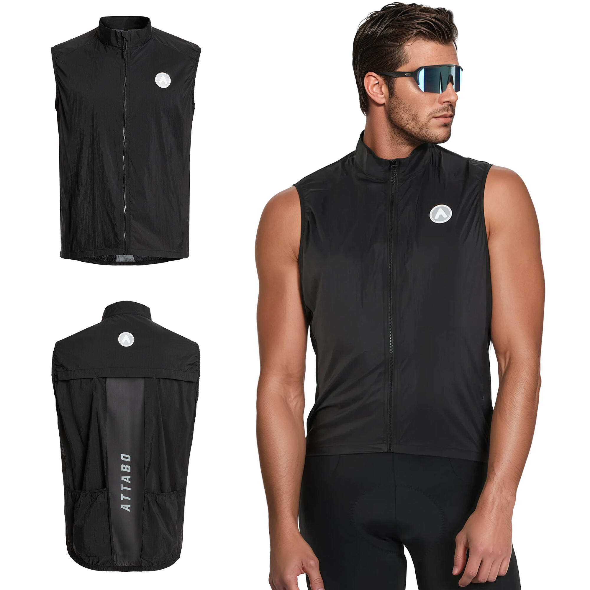 Kamizelka rowerowa ATTABO Cahayo Vest Windproof