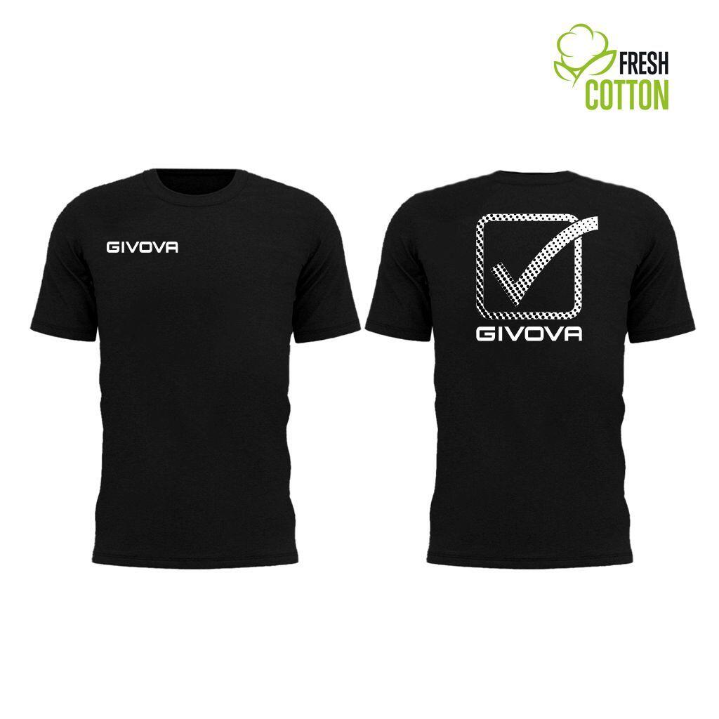 Bawełniana koszulka Givova Cubo Black 2xl