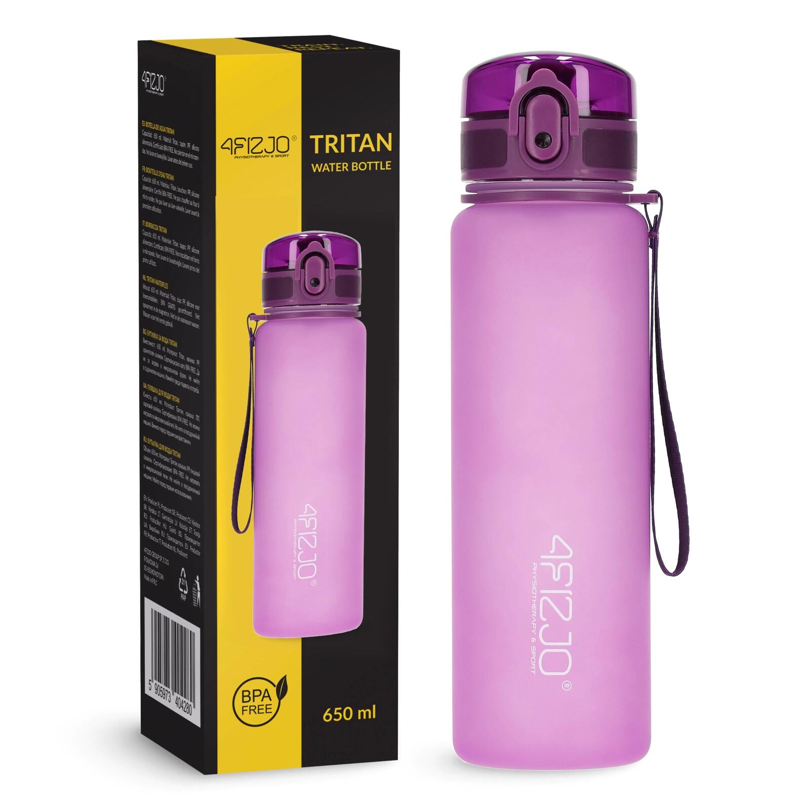 Sportowa butelka na wodę 4FIZJO 650 ml