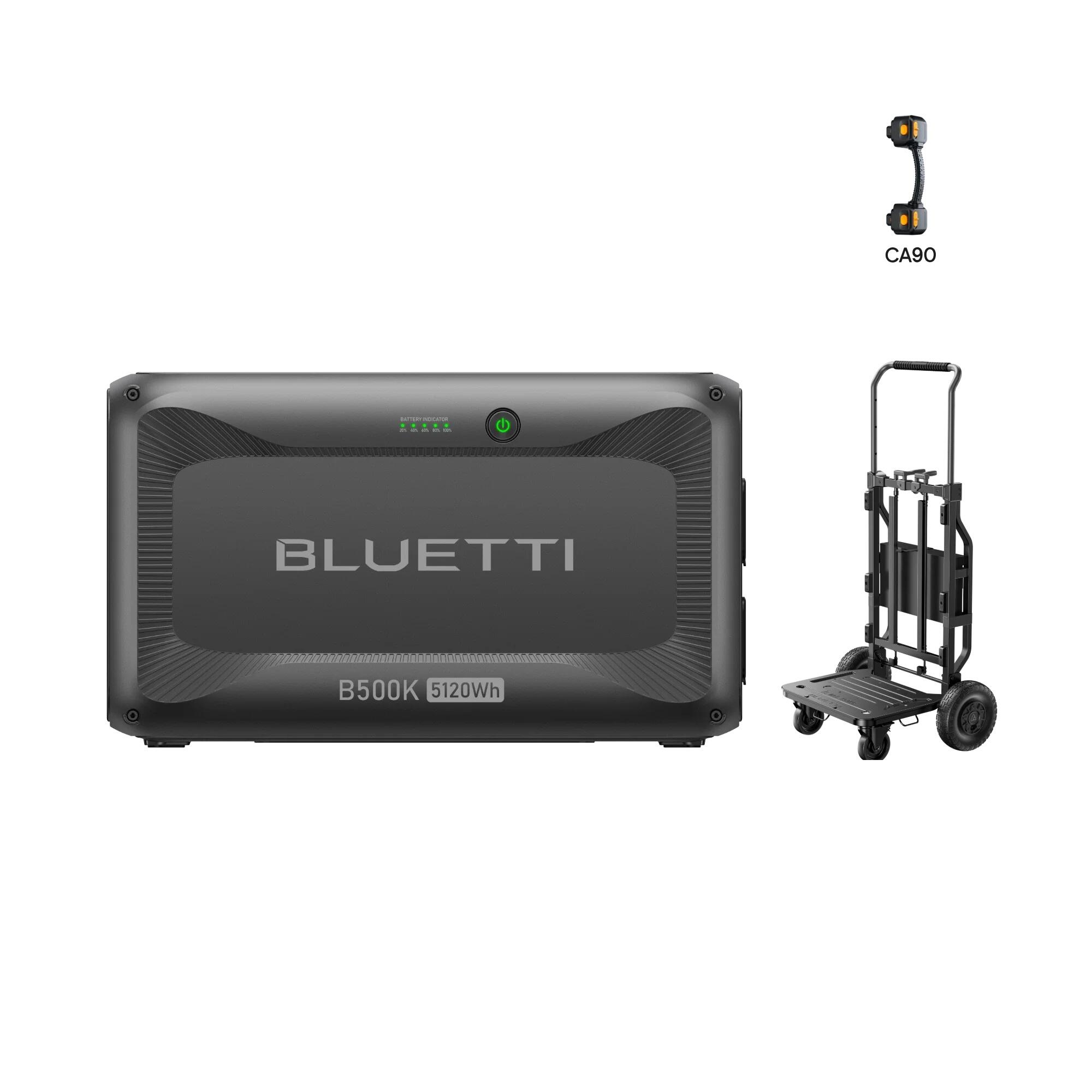 B500K + Trolley 2, 5120Wh Dodatkowa Bateria do Streamingu i Prac w Terénie