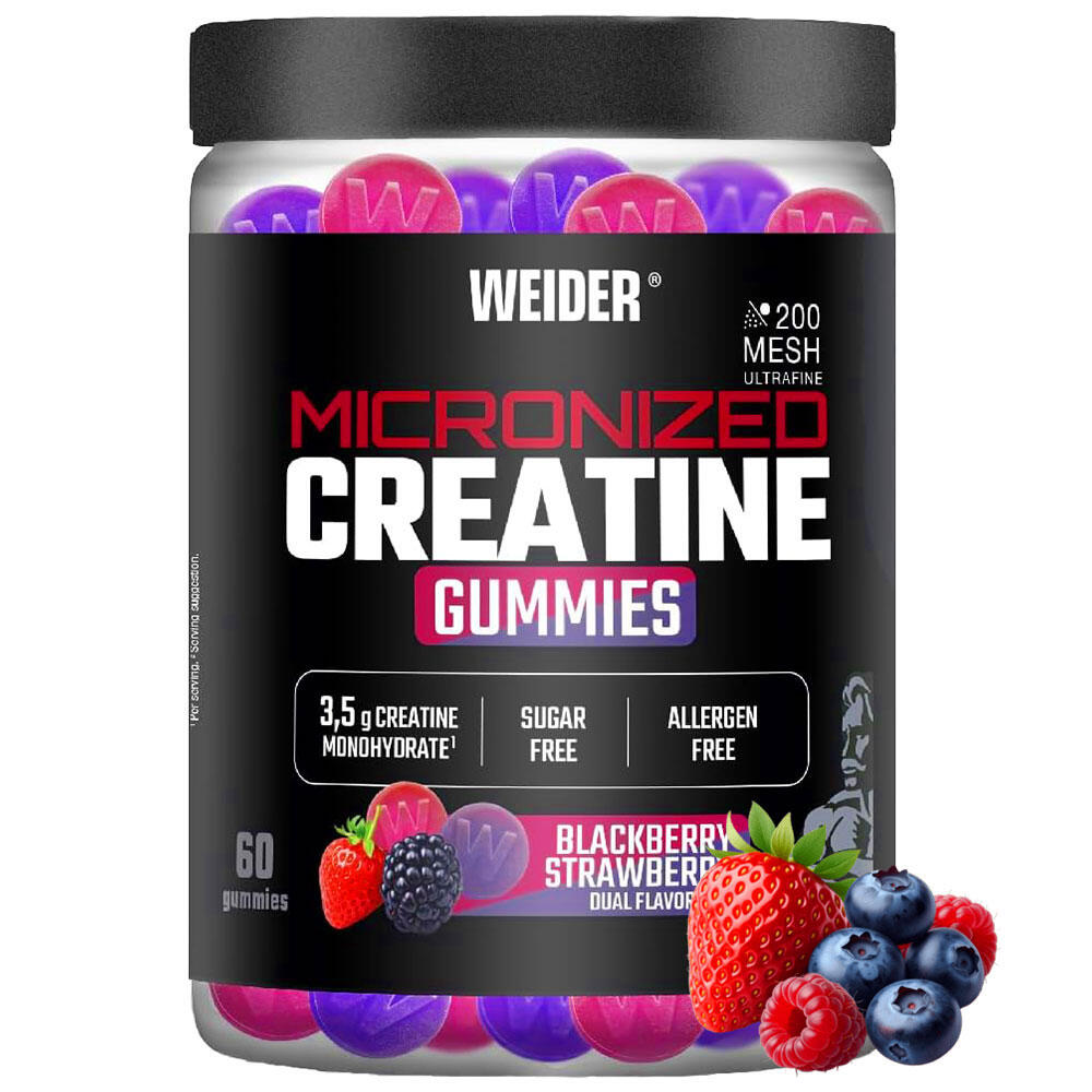 Kreatyna Weider Micronized Creatine Gummies Monohydrat 60 żelek