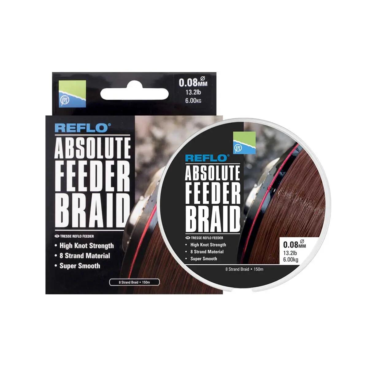 Plecionka Preston Absolute Feeder Braid 0.08MM 150M