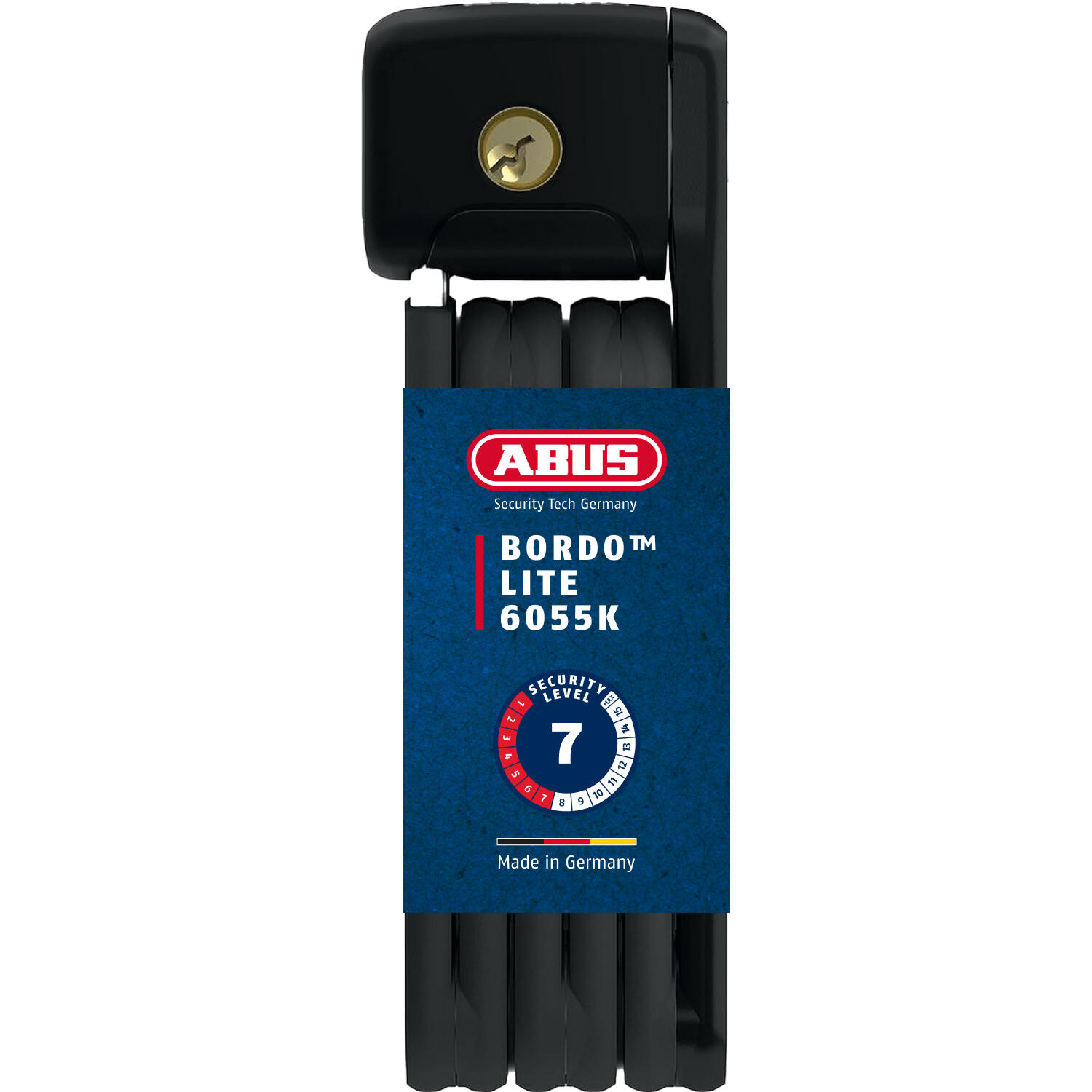 Składane urządzenie antykradzieżowe Abus Bordo Lite Mini 6055K/60 SH