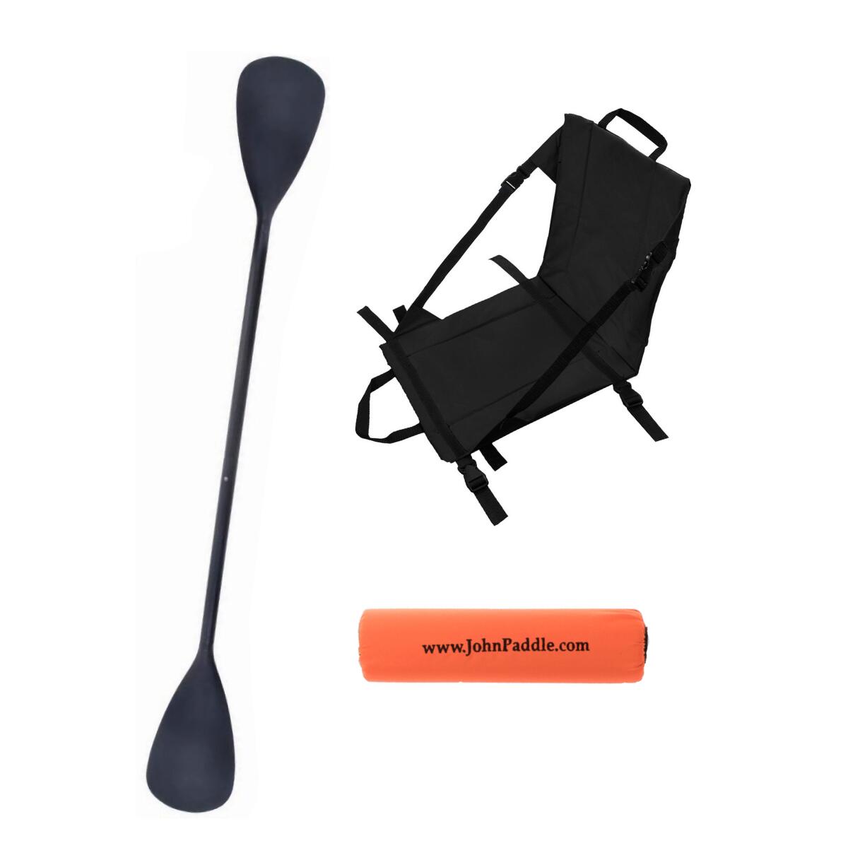 Zestaw John Paddle 225cm + Siedzisko Kajakowe John Paddle + odbijacz
