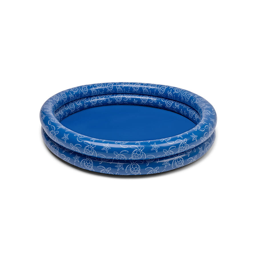 Basen dla dzieci Swim Essentials - niebieski - wybrzeże - Ø 100 cm