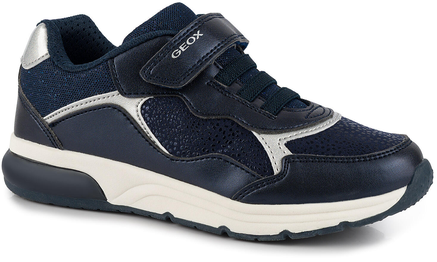 Buty dziecięce sportowe sneakersy dla dziewczynki na rzep świecące LED