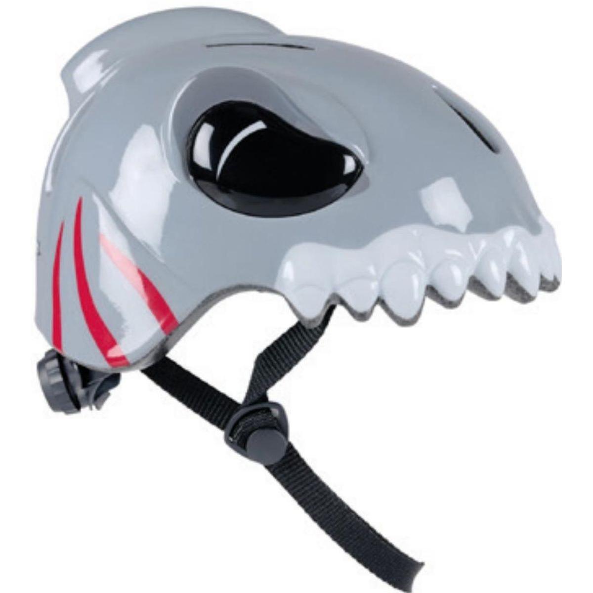 Kask rowerowy No Fear dziecięcy regulowany (48-52CM) rekin