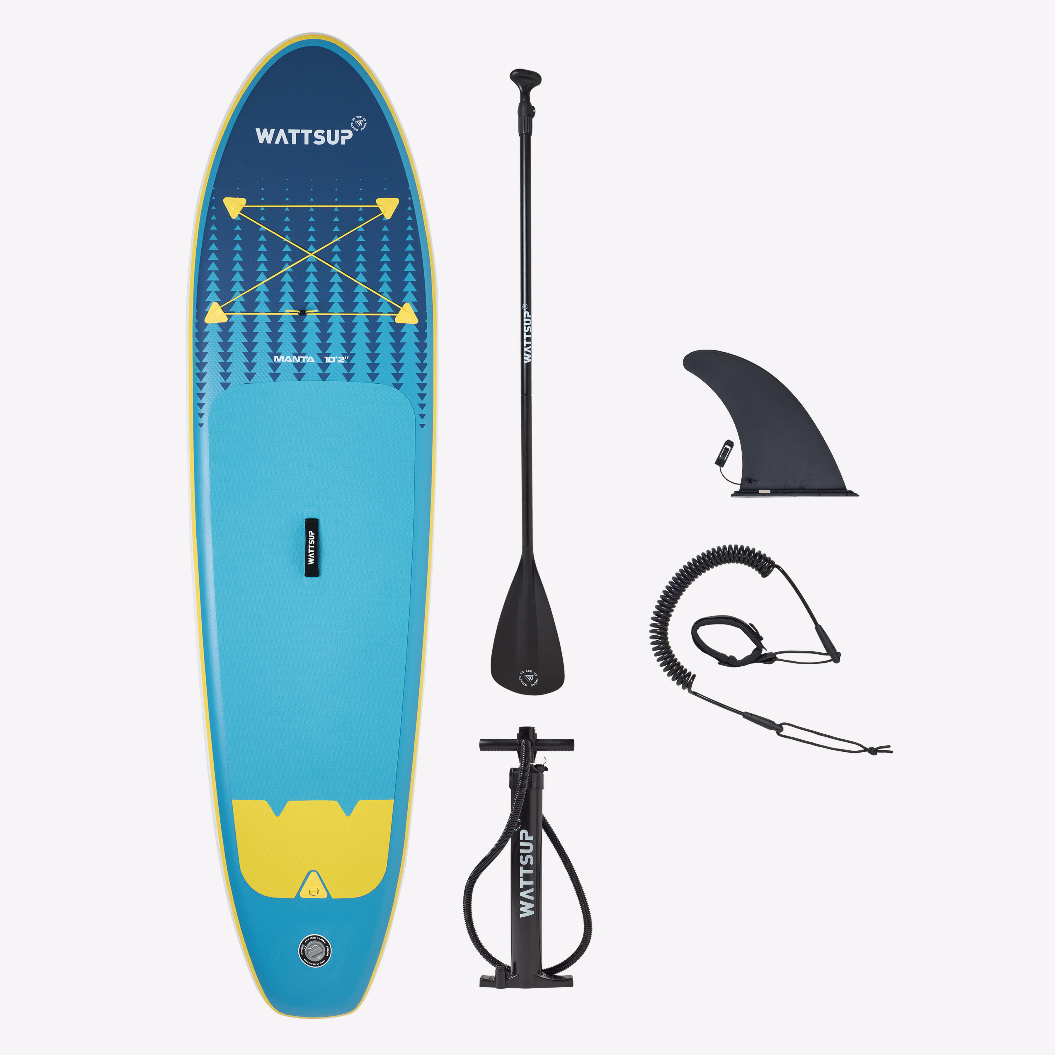 Zestaw z deską SUP Wattsup Manta 310 cm 10'2 1-osobową do 100 kg