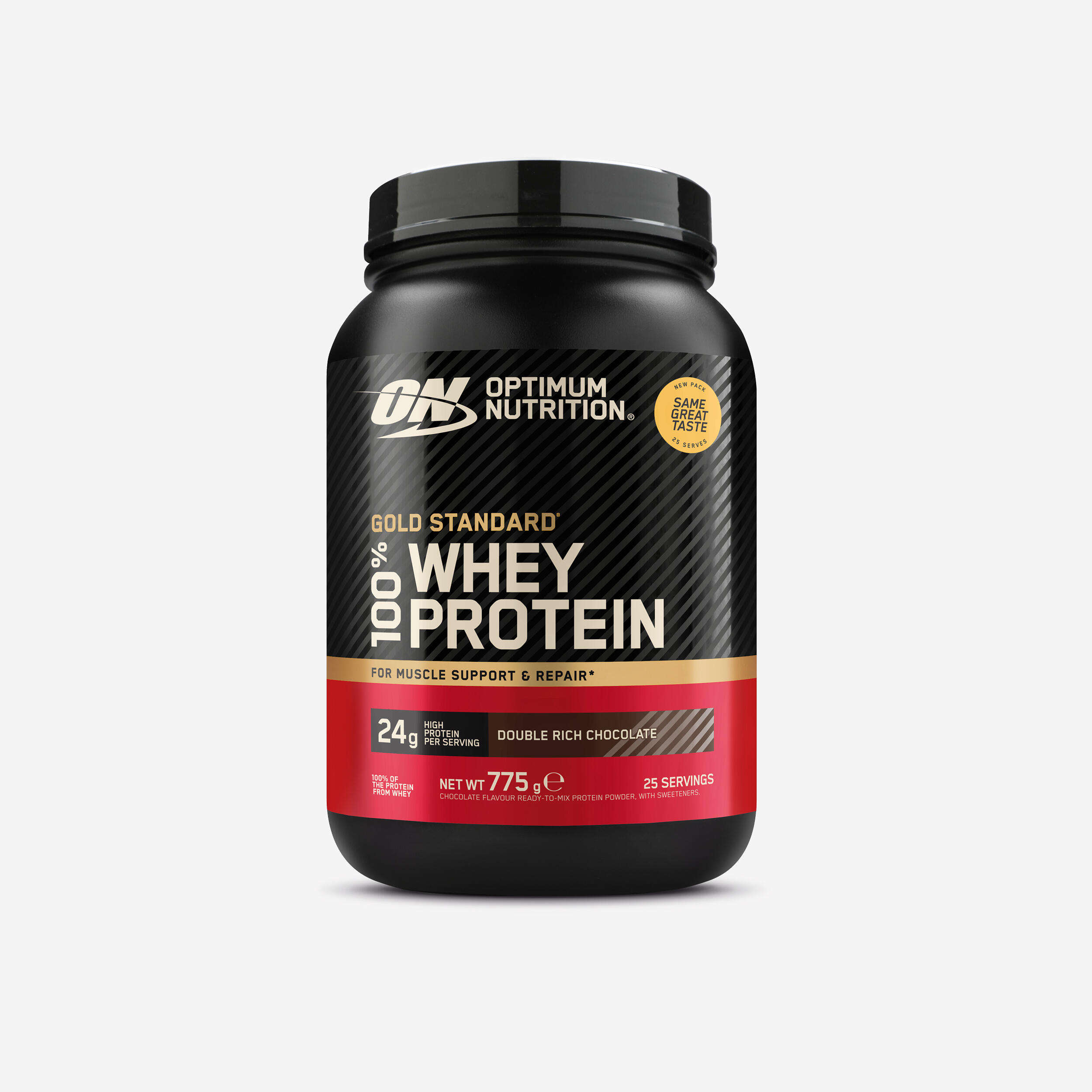 Białko 100% serwatka podwójna czekolada, Gold Standard 775 g
