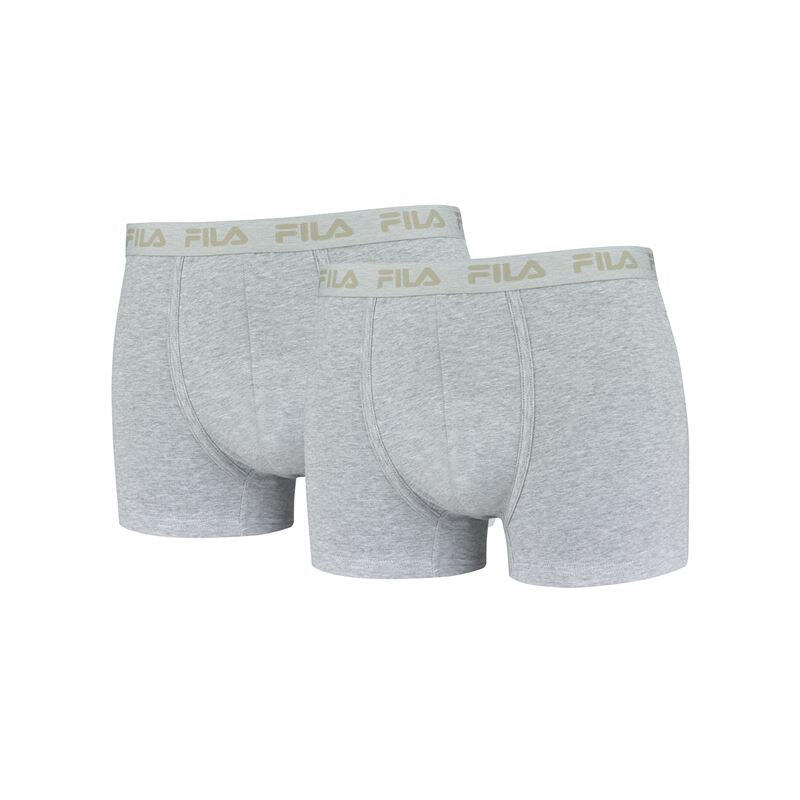 Fila Bokserki męskie 2-pack szare S