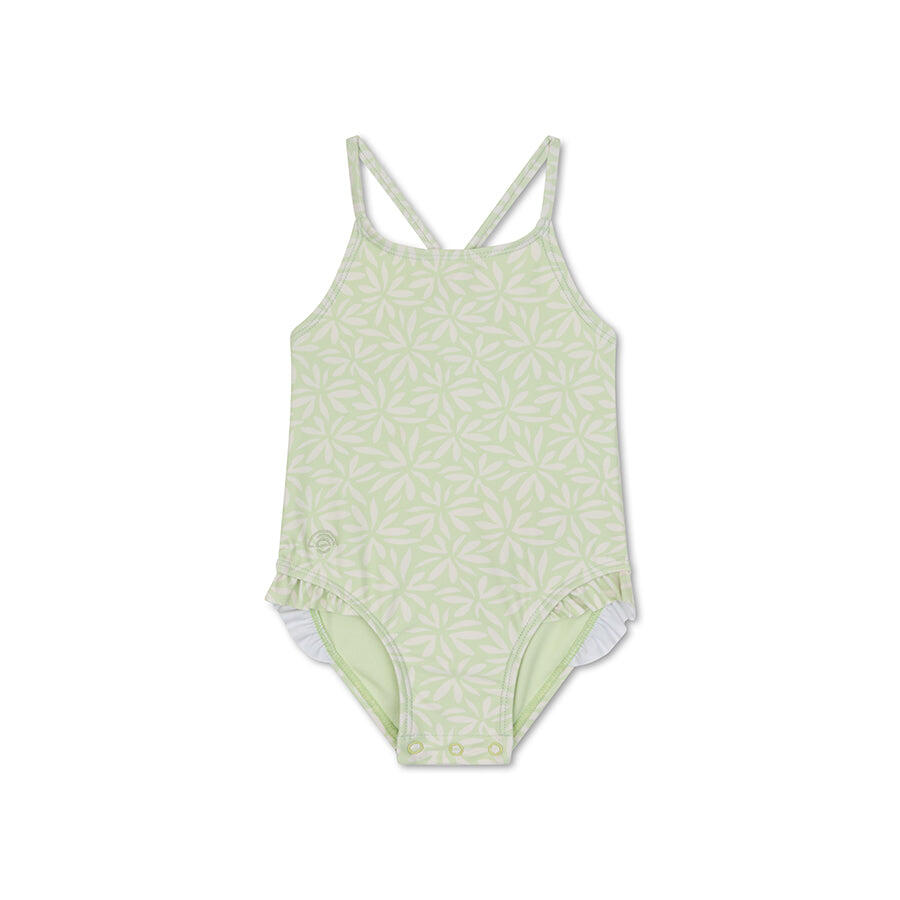 Swim Essentials Swimsuit Girls - Green - Matcha