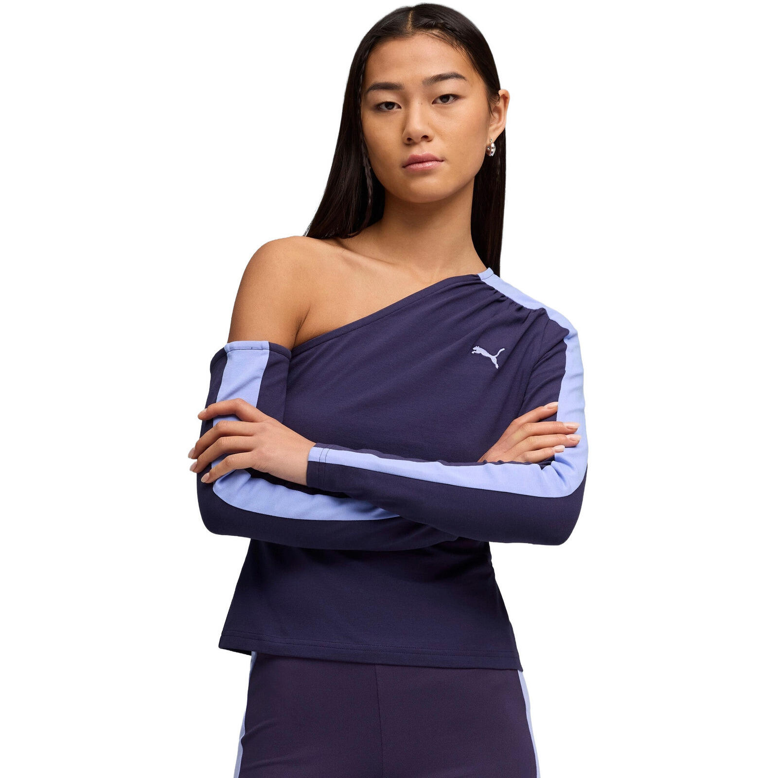 damskie Blouse Puma T7 Asymmetric Longsleeve