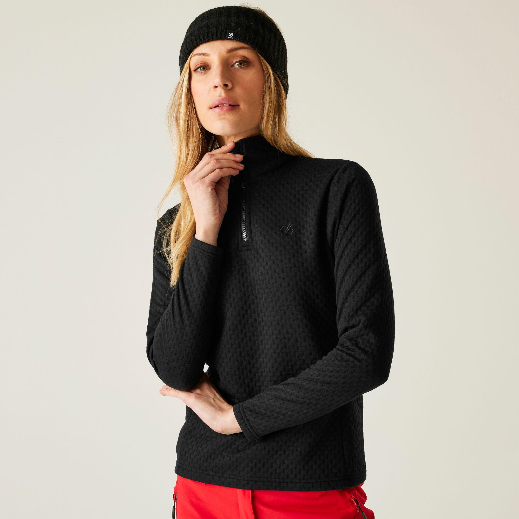 Damska elastyczna warstwa środkowa Blindside Quarter Zip z zamkiem