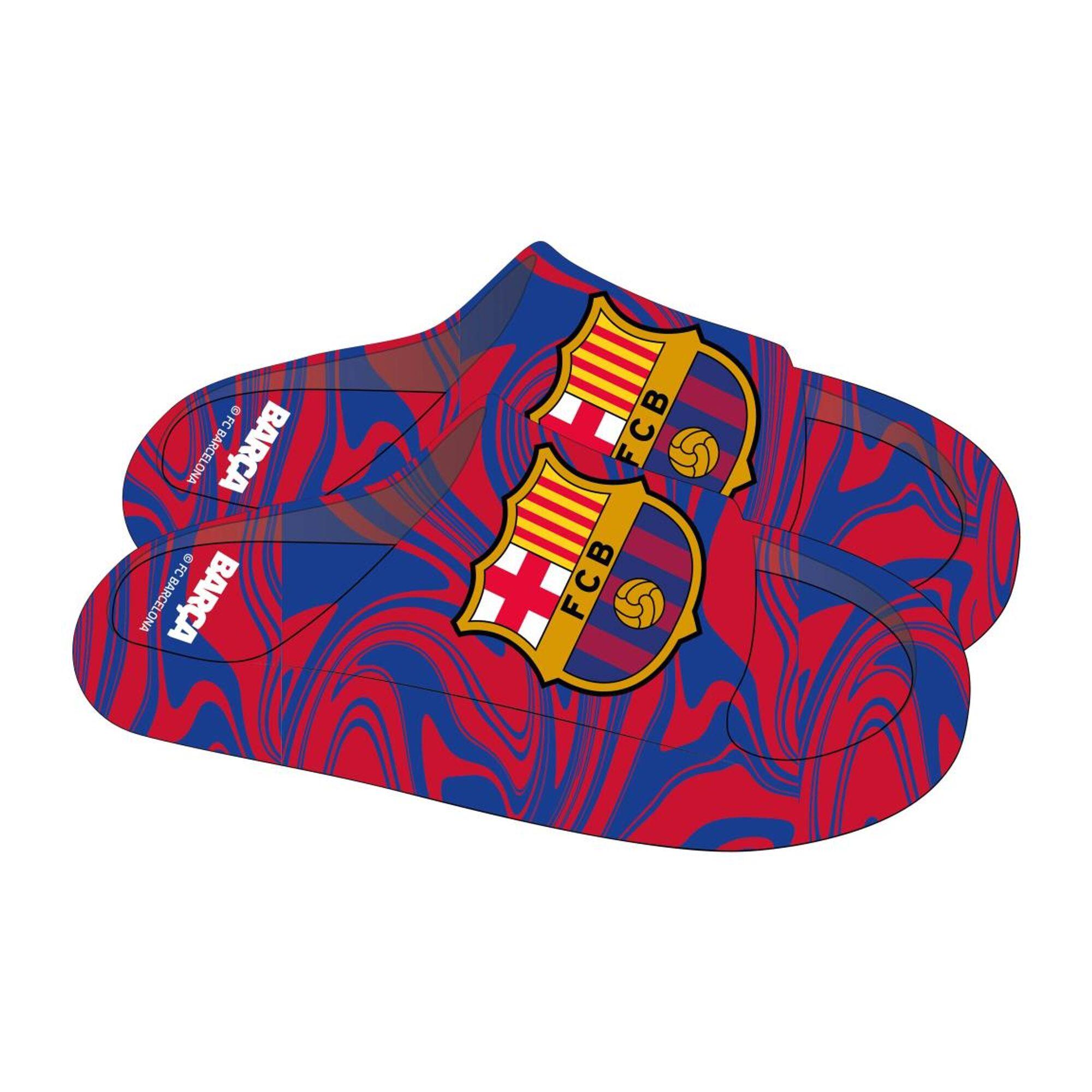 FC Barcelona klapki dziecięce na basen i plaże