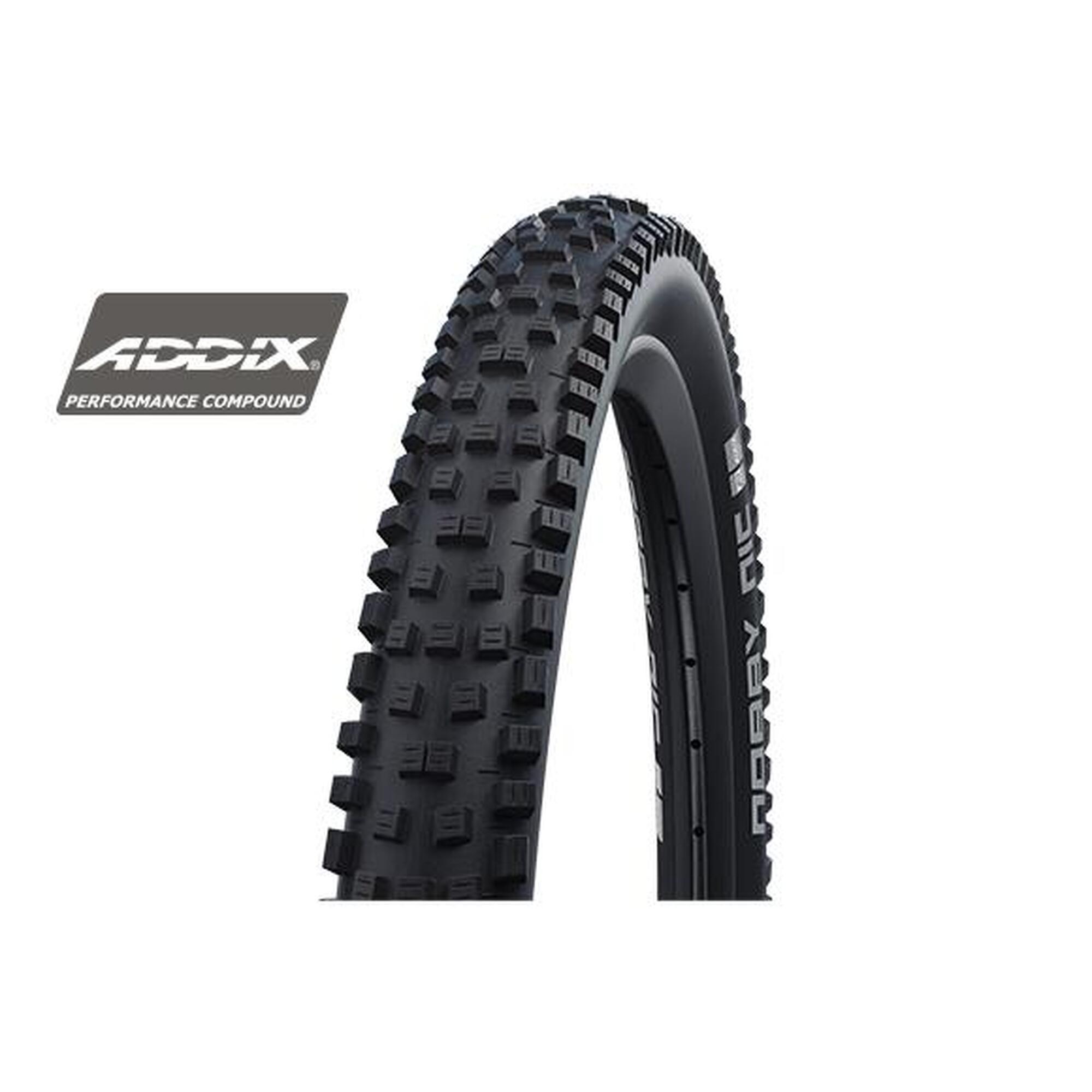 Miękka opona do rowerów górskich Schwalbe Nobby Nic Performance Hs602 Addix 57-6