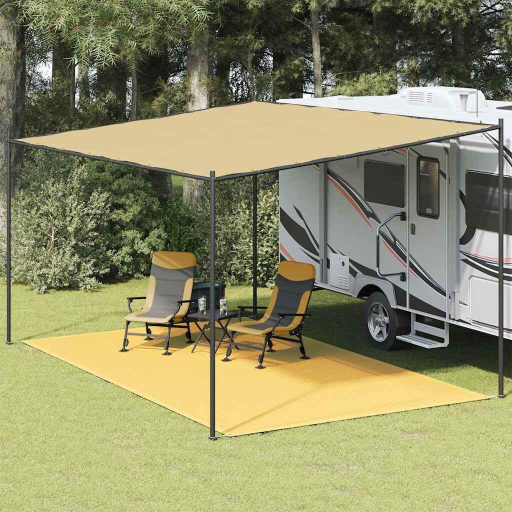 VidaXL Mata do namiotu 300 x 600 cm beżowa