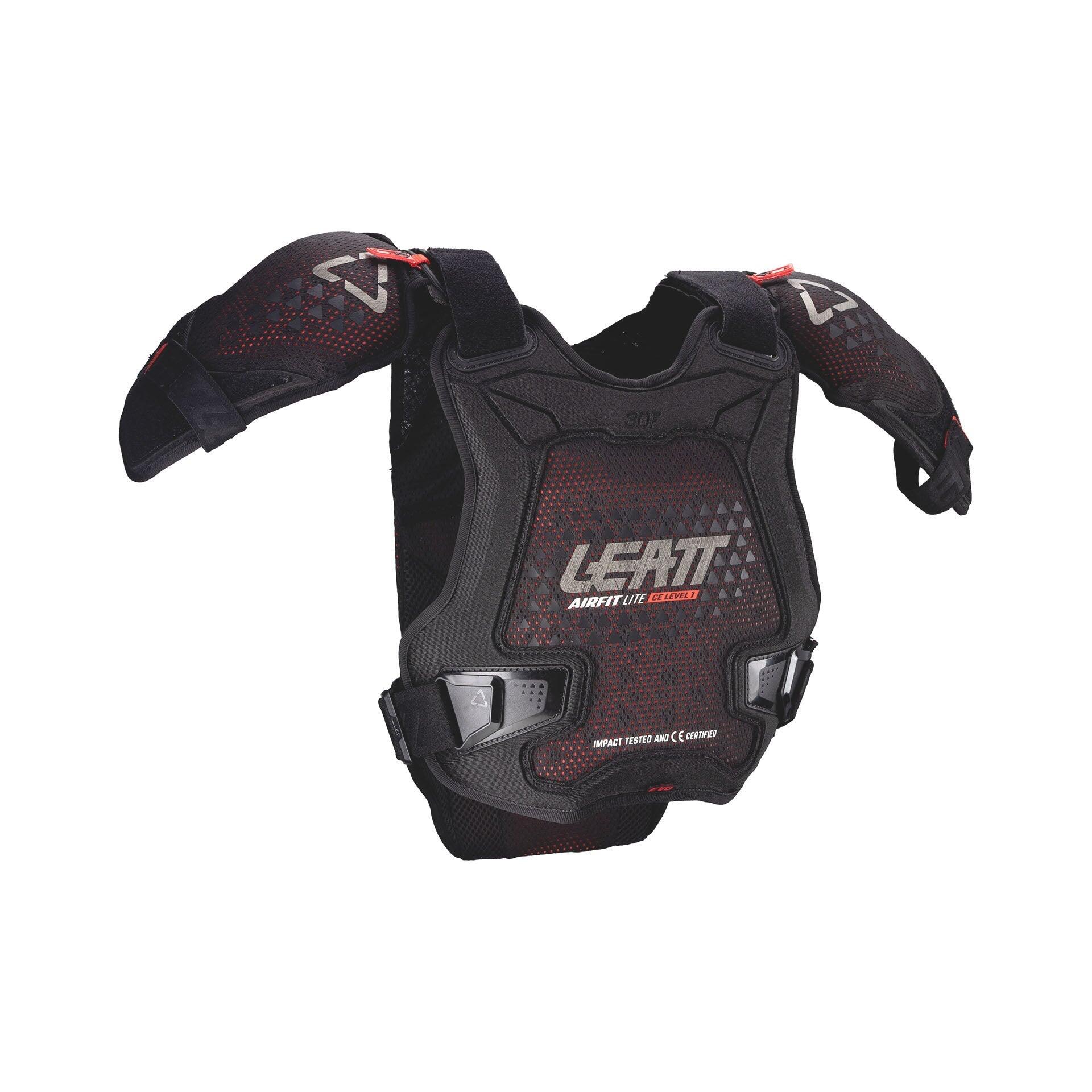 Buzer rowerowy dziecięcy Leatt Chest Protector 3DF AirFit Evo Pro black