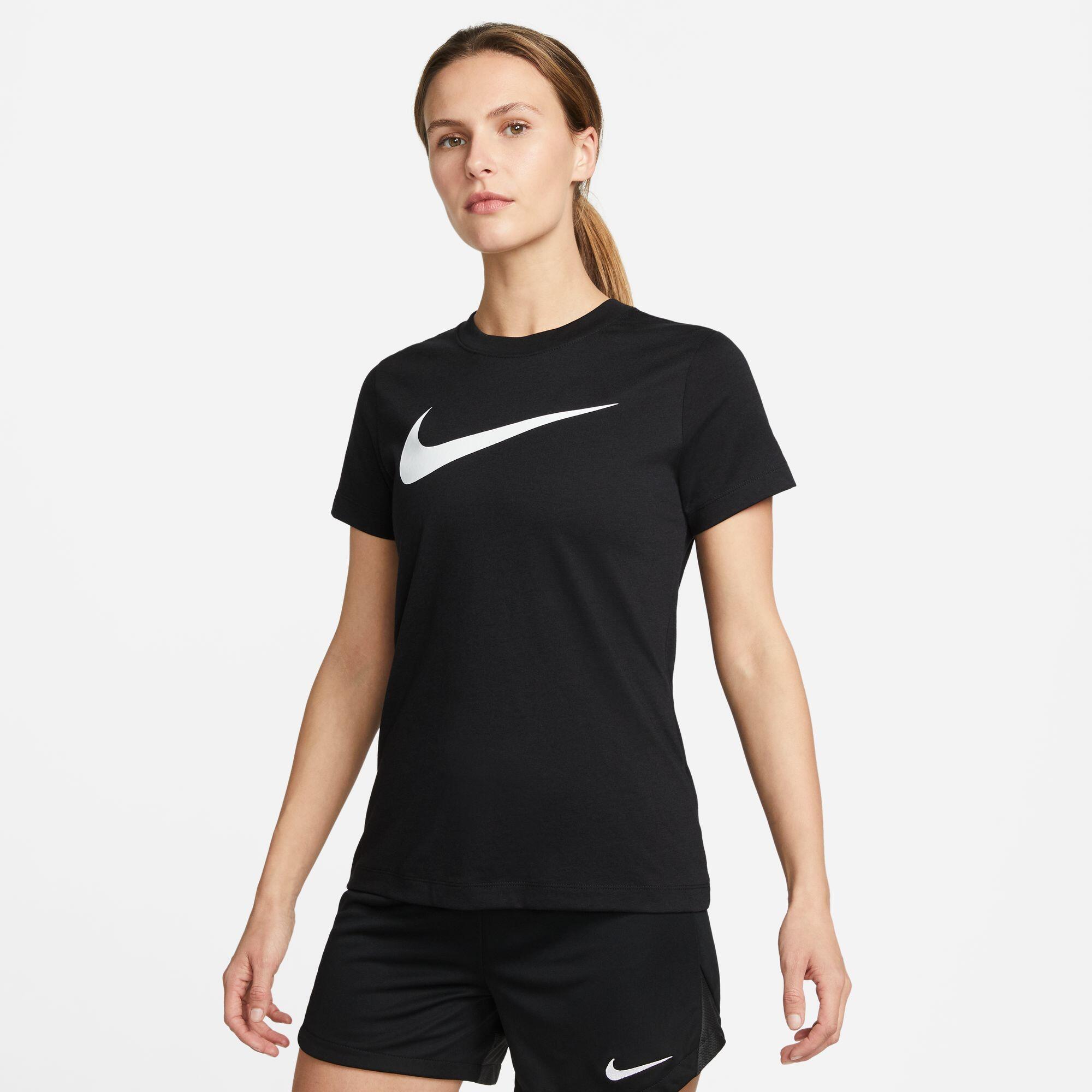 Koszulka z krótkim rękawem Damska Nike Czarny