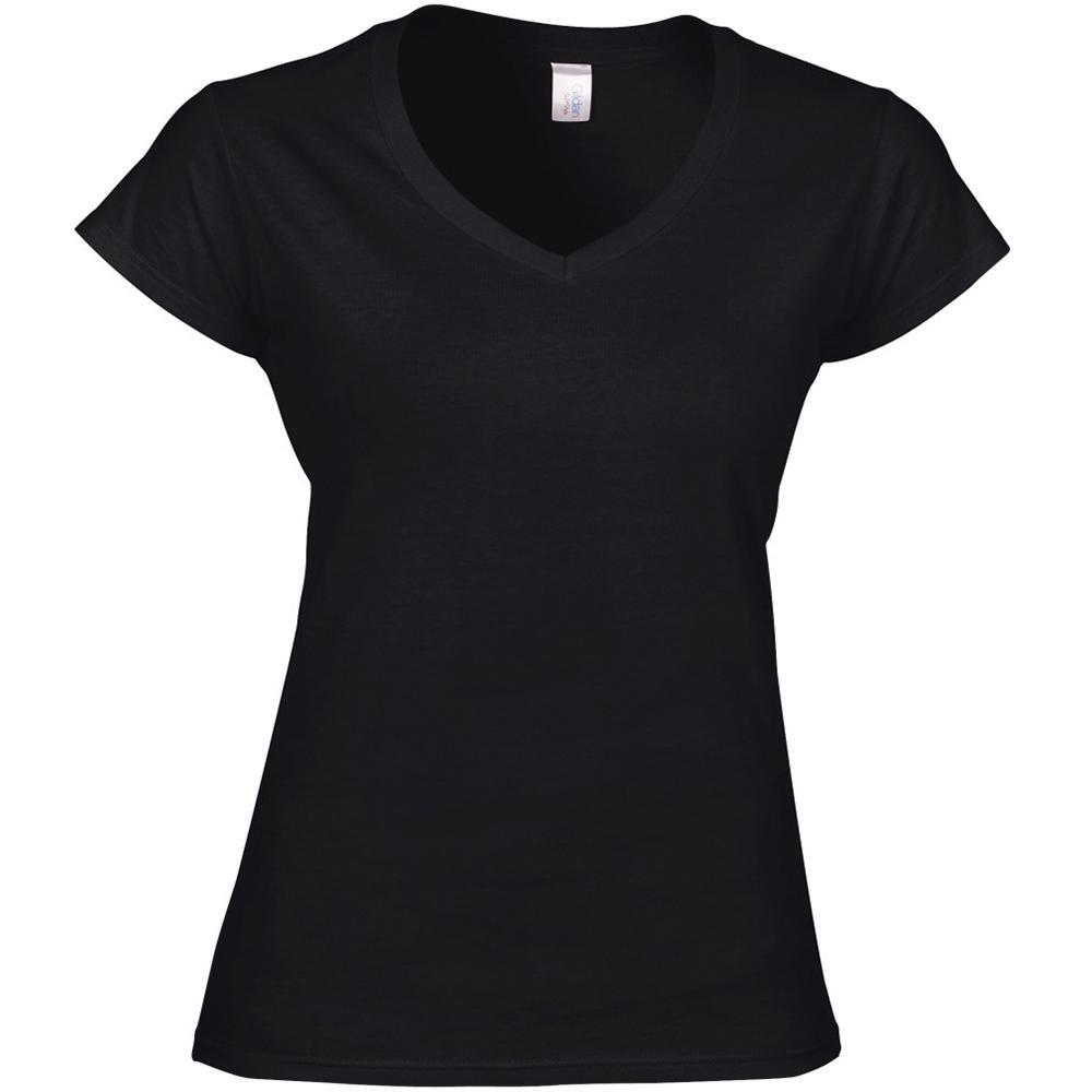 Koszulka Damska Krótki Rękaw VNeck