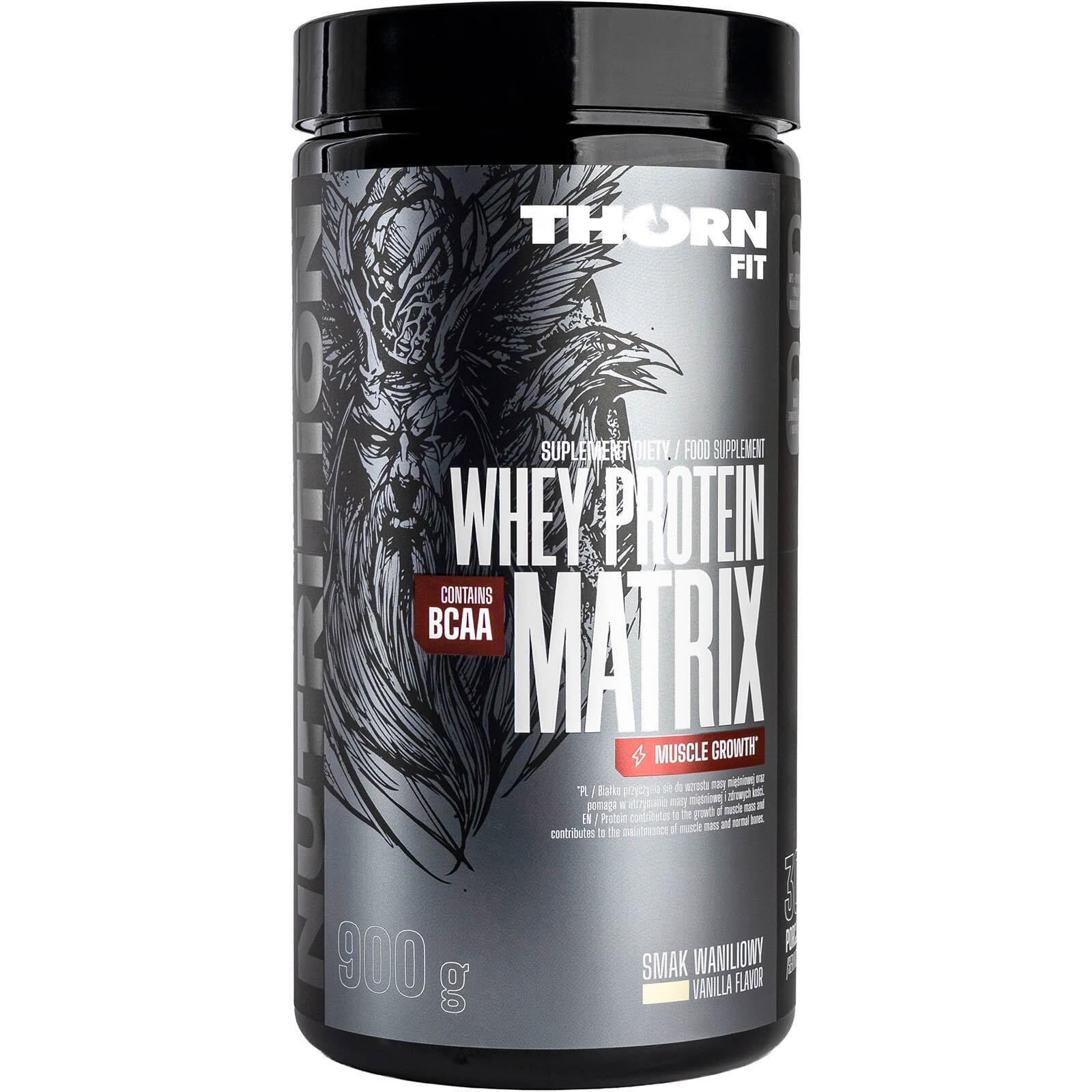 ODŻYWKA BIAŁKOWA WPC MATRIX wanilia 900g THORN FIT