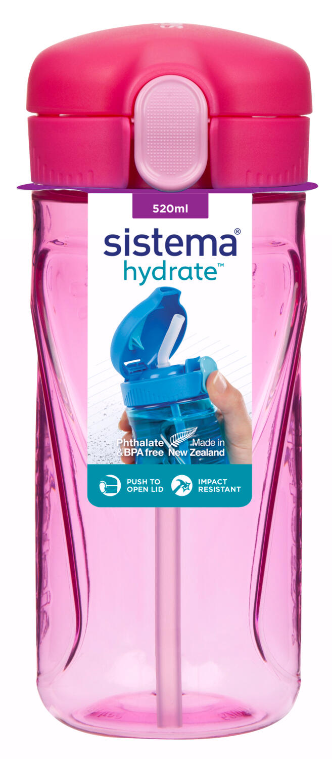 Butelka ze słomką Hydrate Quick Flip Top 520 ml