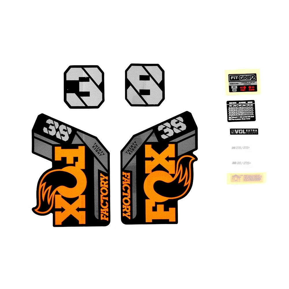 Zestaw naklejek Fox Racing 2021 38 F-S