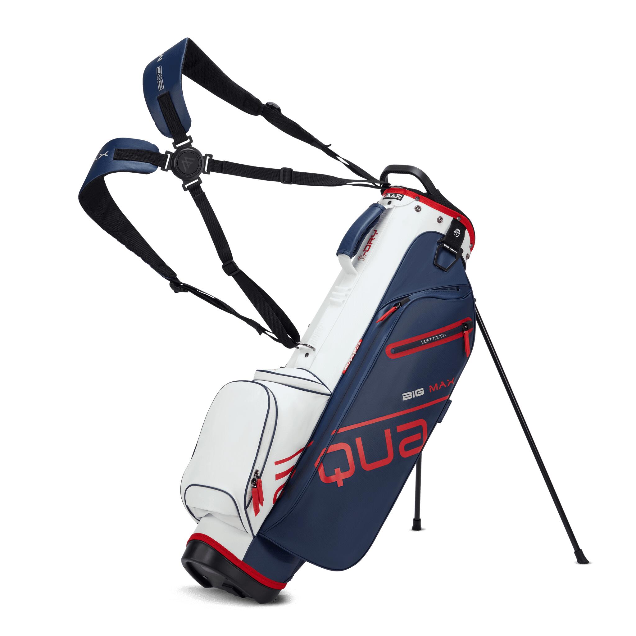 Torba golfowa BIG MAX AQUA 7H – 100% wodoodporna – lekka, 1,6 kg – z 4 prze