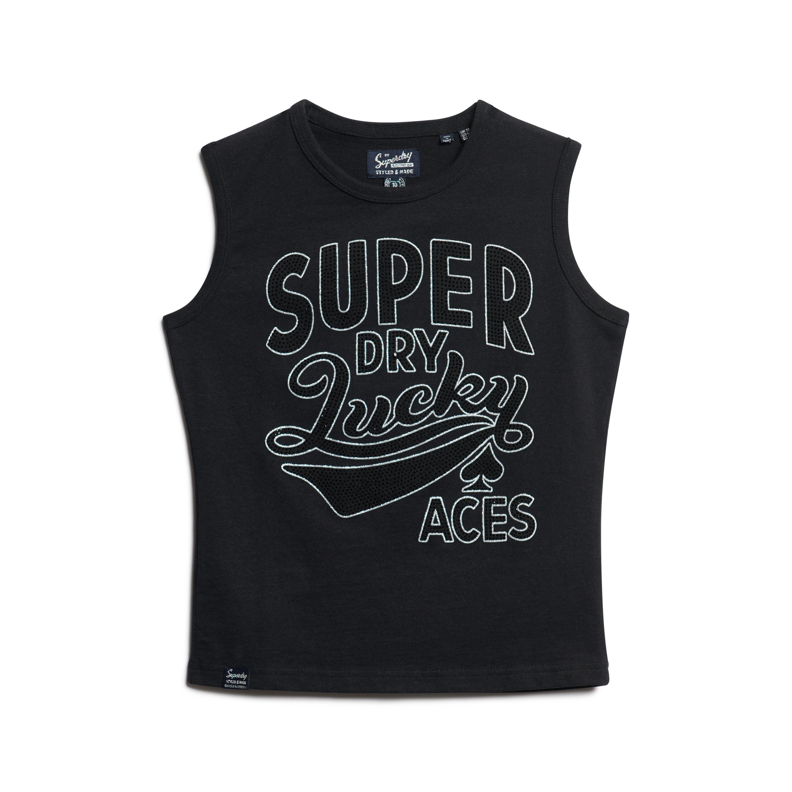 Damski wąski tank top Superdry Retro