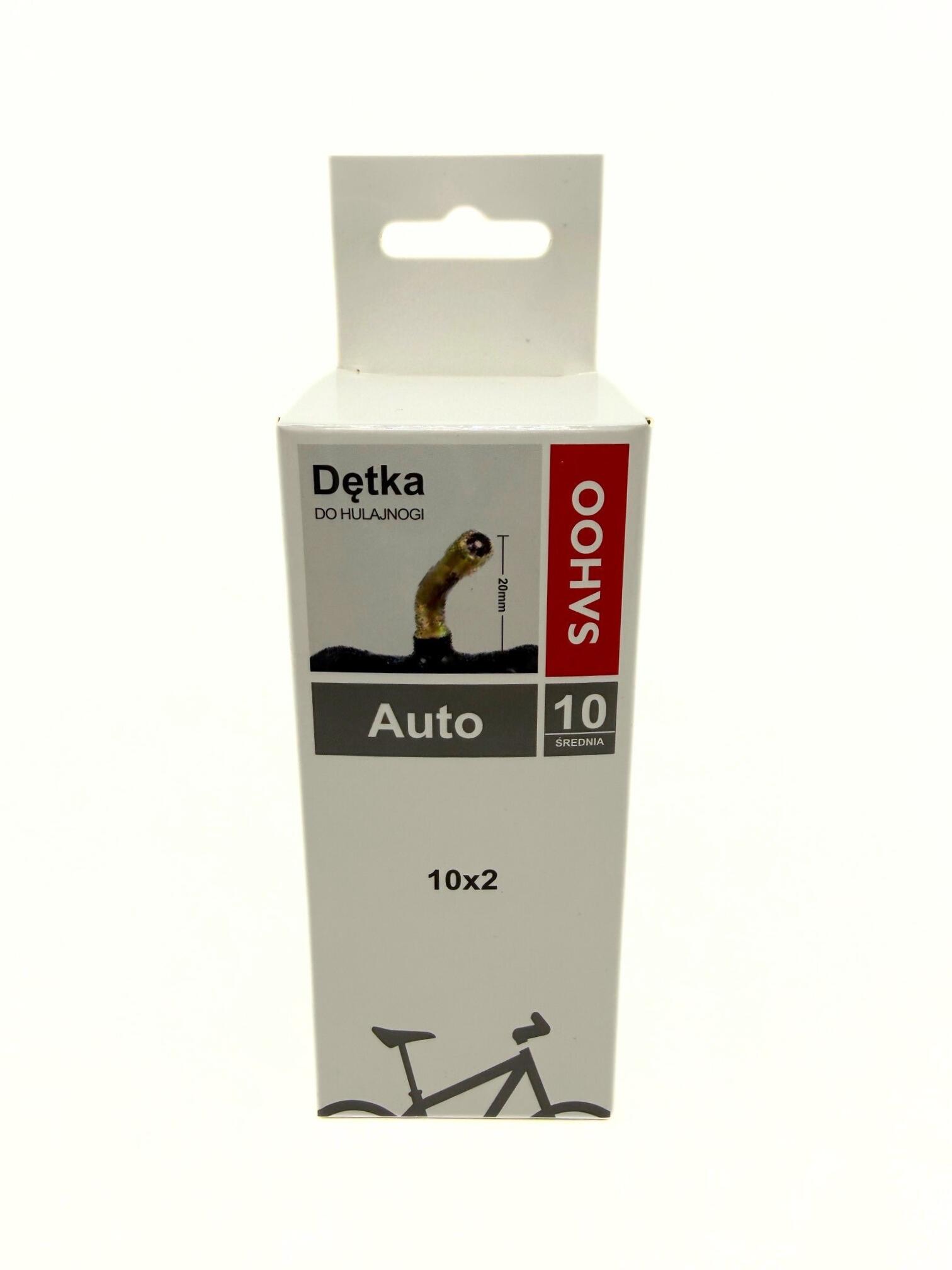 Dętka do hulajnogi 10x2 zawór CR202 90/45 °, Sahoo