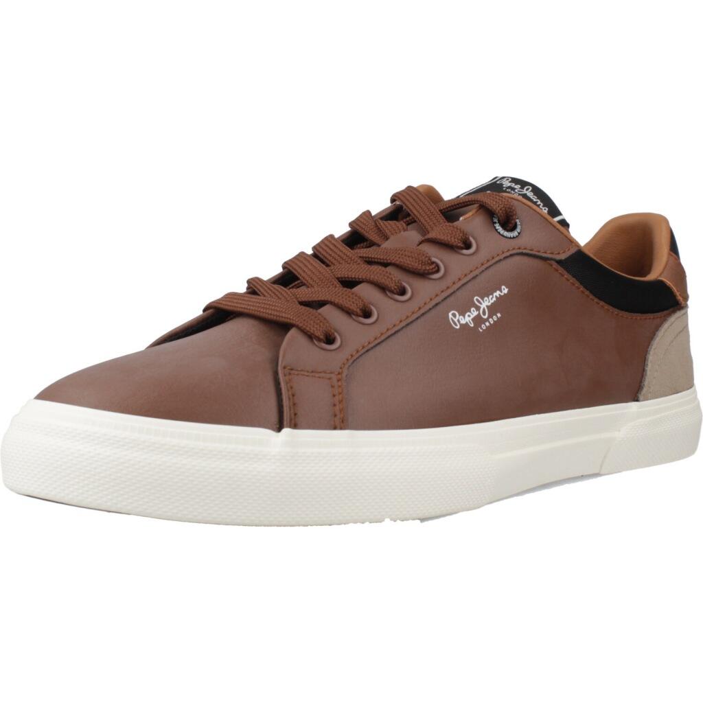 Buty PEPE JEANS KENTON COURT M Brązowy