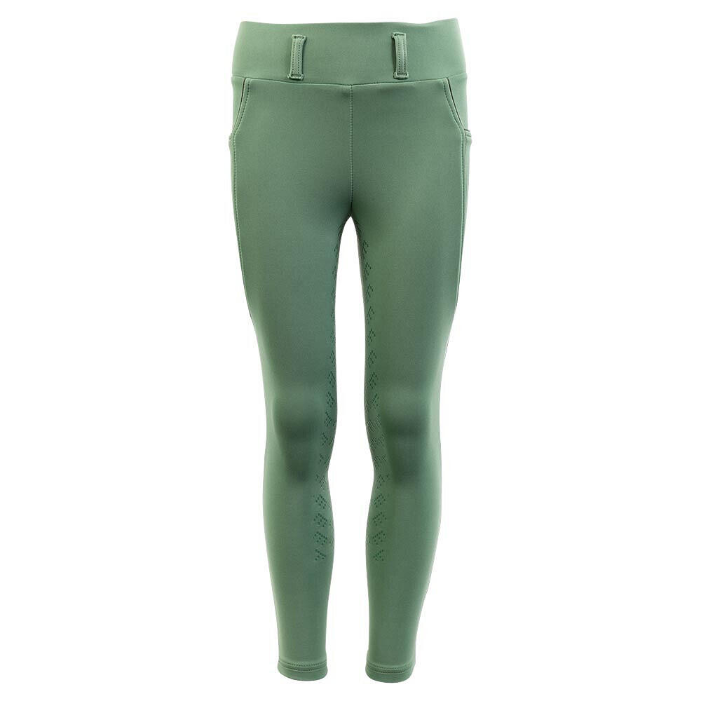 Legginsy jeździeckie dla dziewczynek BR Equitation full grip Mini