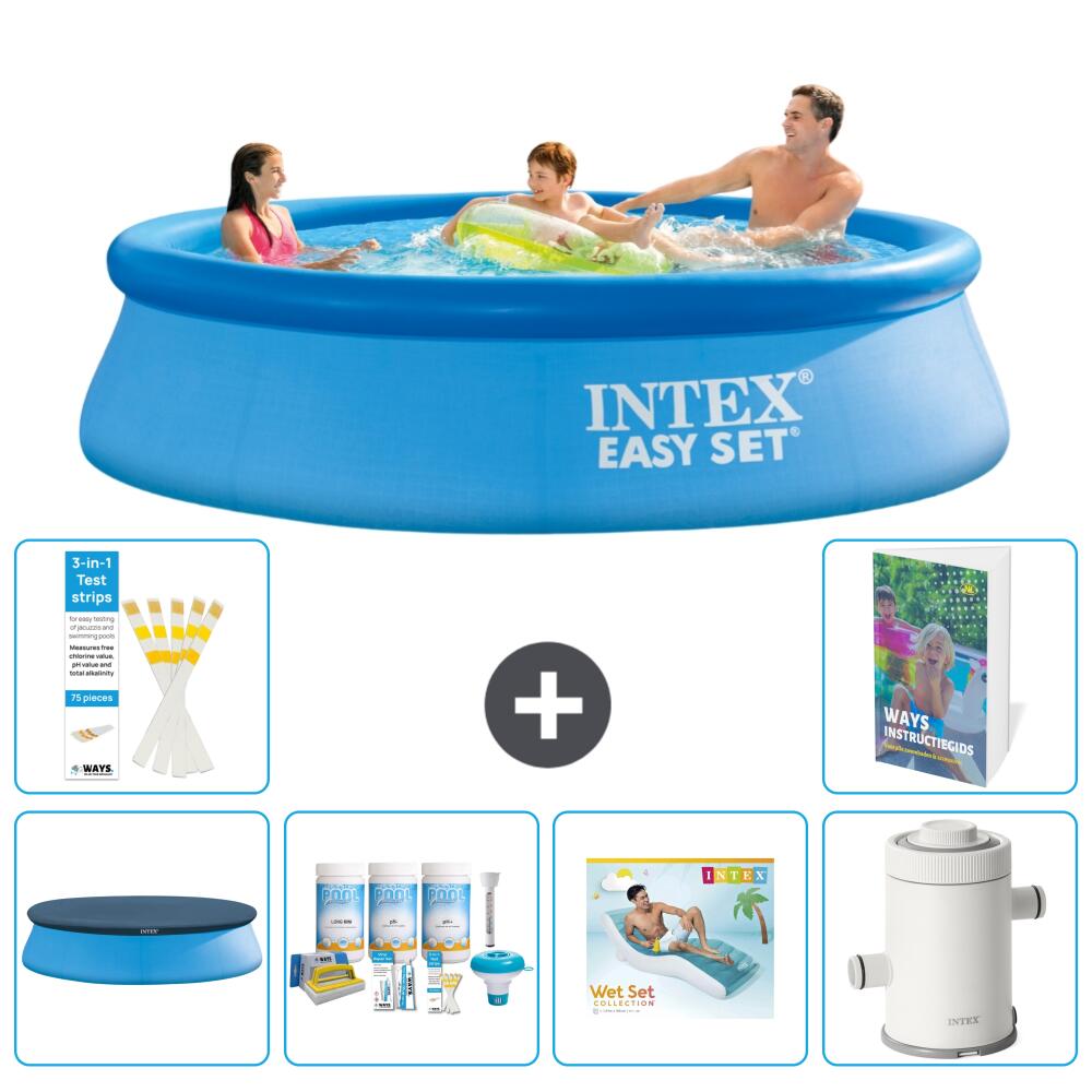 INTEX Basen Easy Set Okrągły - 305x76 cm - 7-częściowy S161